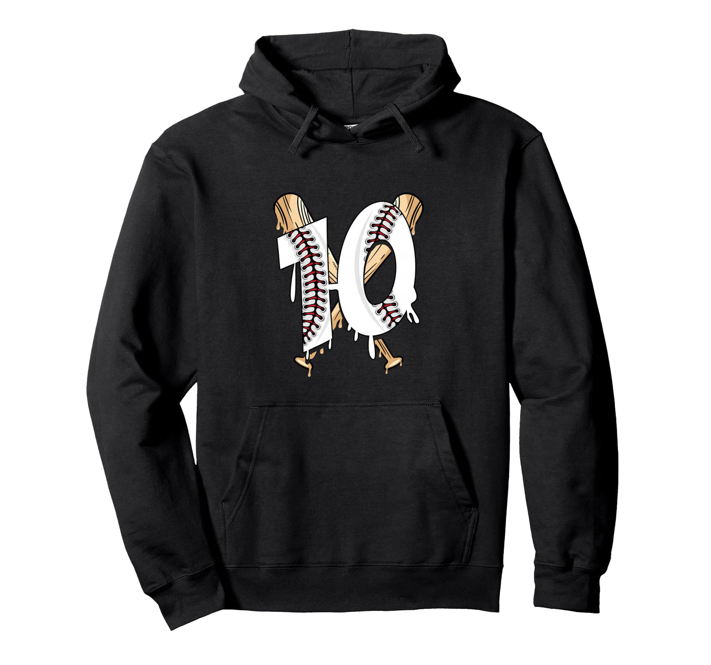 10Th Birthday Baseball Hoodie - Trendy Graphic Men Women - T-Shirt, Sweatshirt, Hoodie