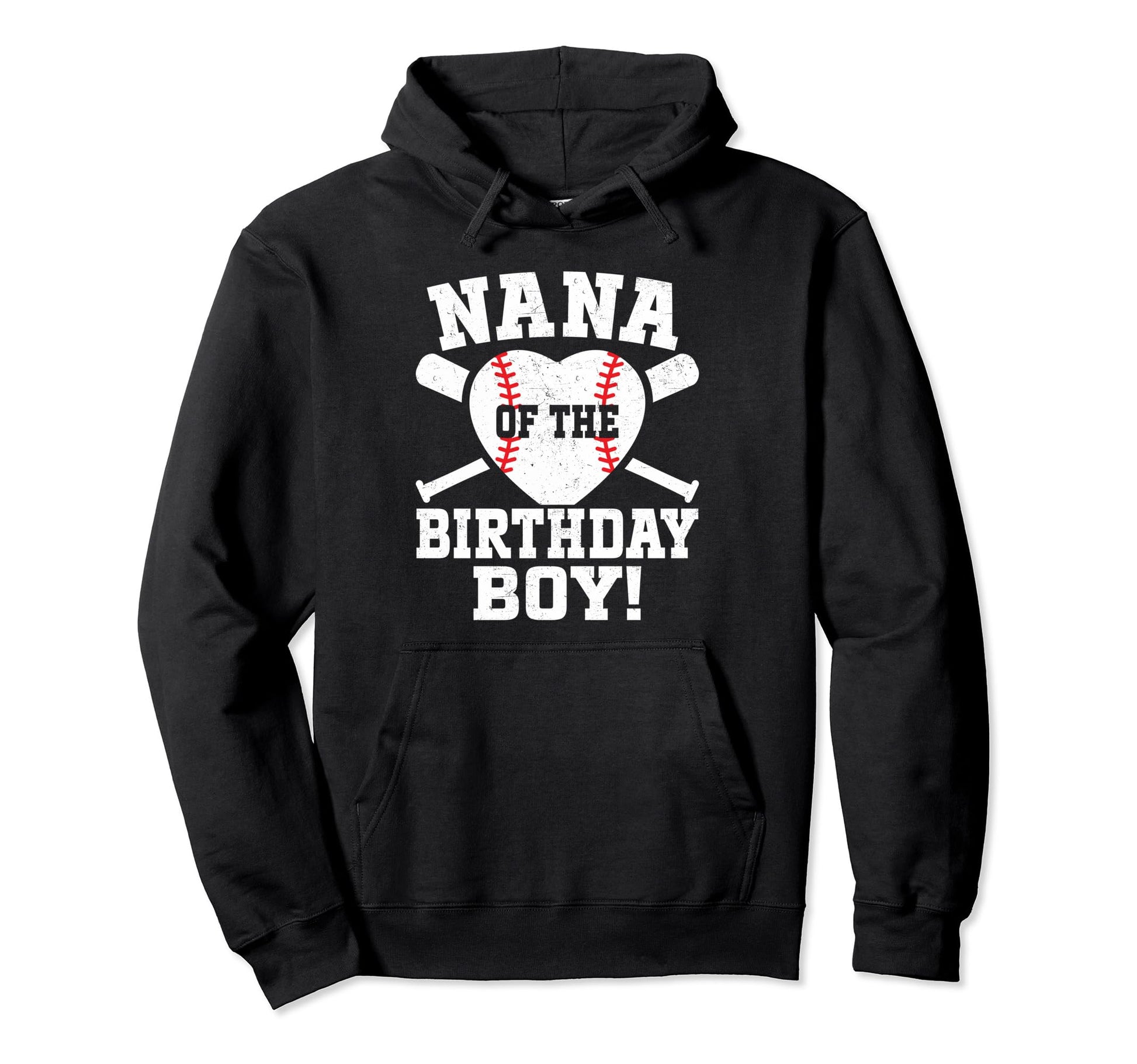 Nana Birthday Baseball Birthday Matching Hoodie - Graphic Print Unisex - T-Shirt, Sweatshirt, Hoodie