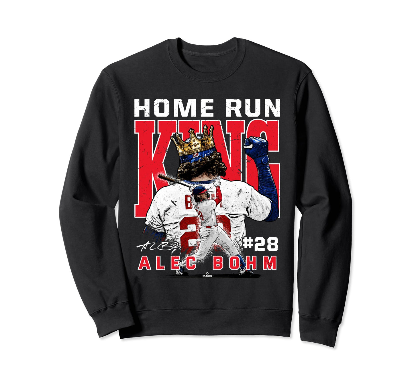 Home Run King Alec Bohm Philadelphia Sweatshirt - Unique Graphic Unisex - T-Shirt, Sweatshirt, Hoodie