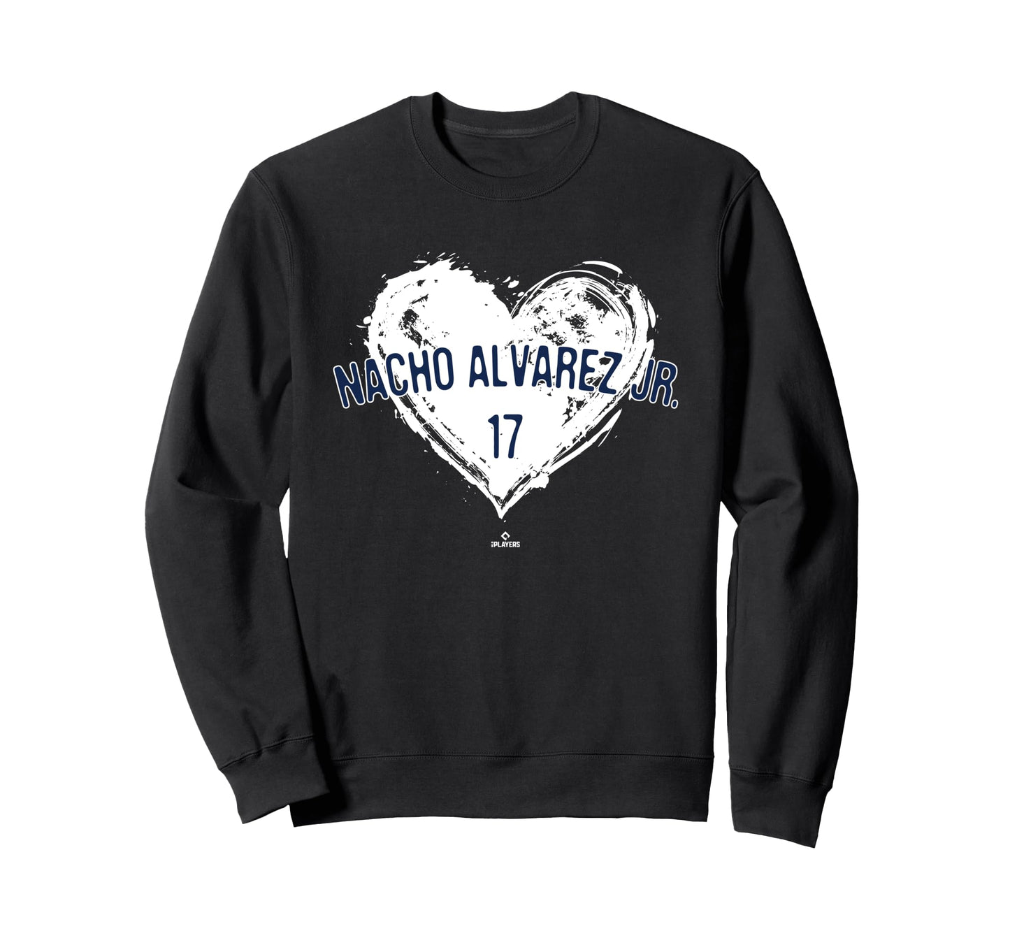 Distressed Heart Nacho Alvarez Jr Sweatshirt - Trendy Graphic Men Women - T-Shirt, Sweatshirt, Hoodie