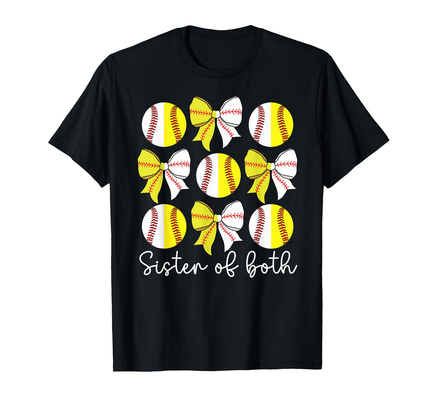 Sister Both Coquette Baseball T-Shirt - Casual Everyday Wear for Adults - T-Shirt, Sweatshirt, Hoodie