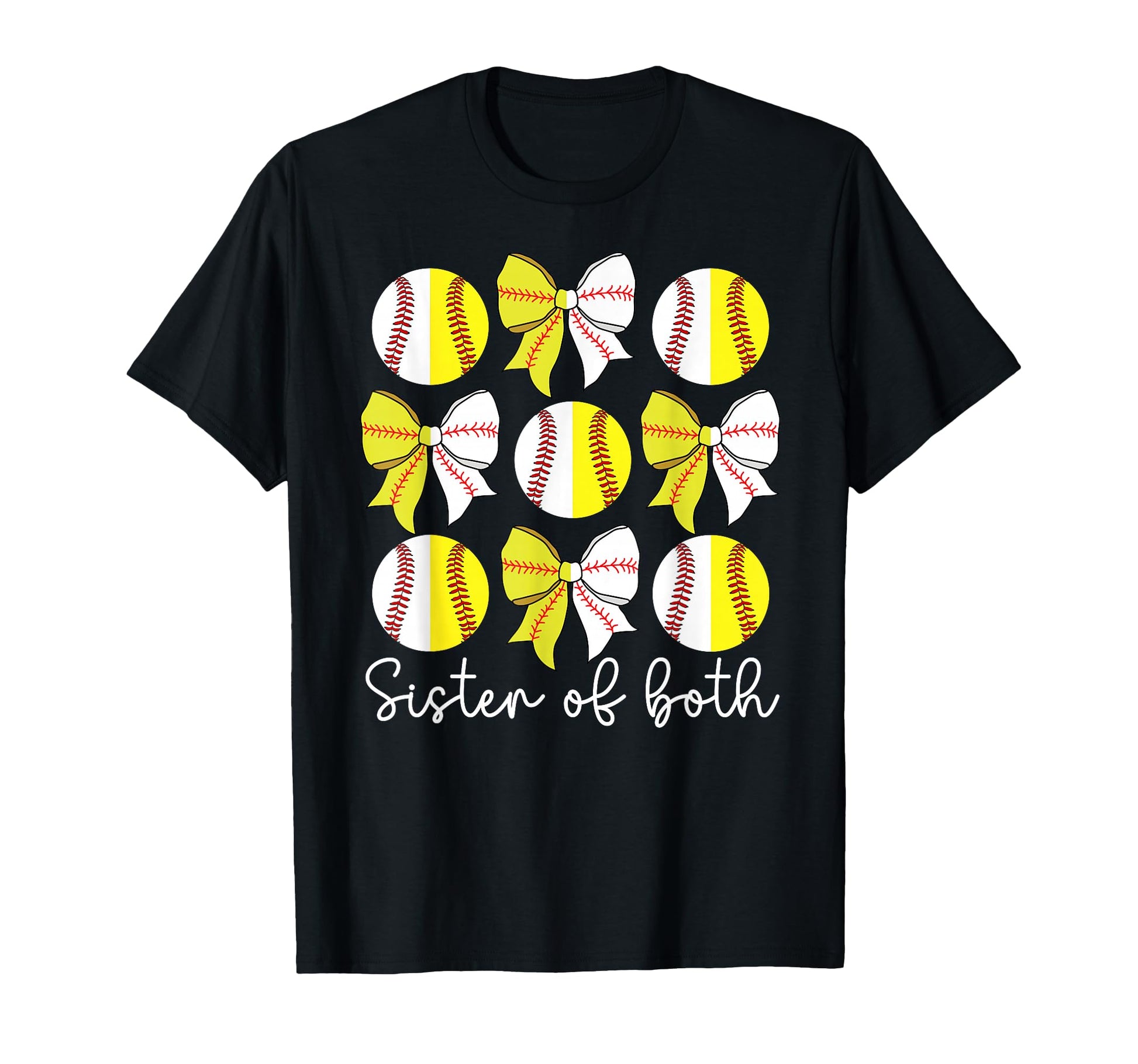 Sister Both Coquette Baseball T-Shirt - Casual Everyday Wear for Adults - T-Shirt, Sweatshirt, Hoodie