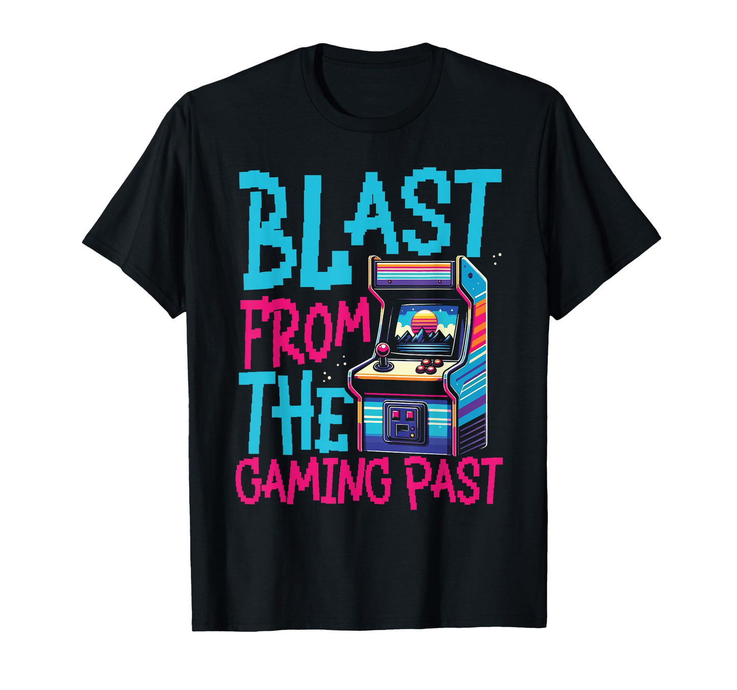 80S Arcade Nostalgia Pixel Art Video T-Shirt - Trendy Graphic for Adults - T-Shirt, Sweatshirt, Hoodie