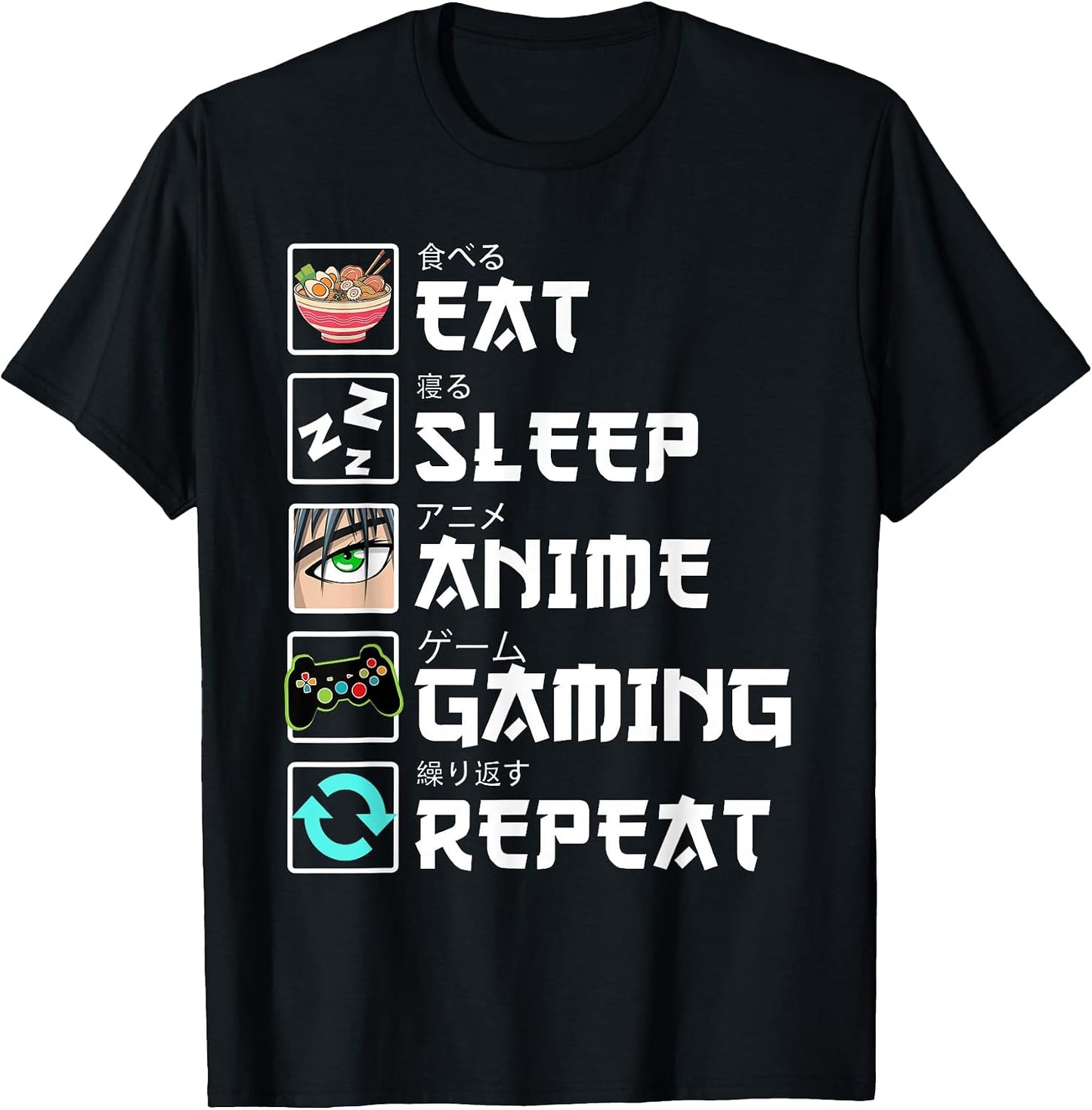Kawaii Anime Merch Manga For Men Women Kids - Adult & Kids T-Shirts, Sweatshirts & Hoodies apparel design preview 1