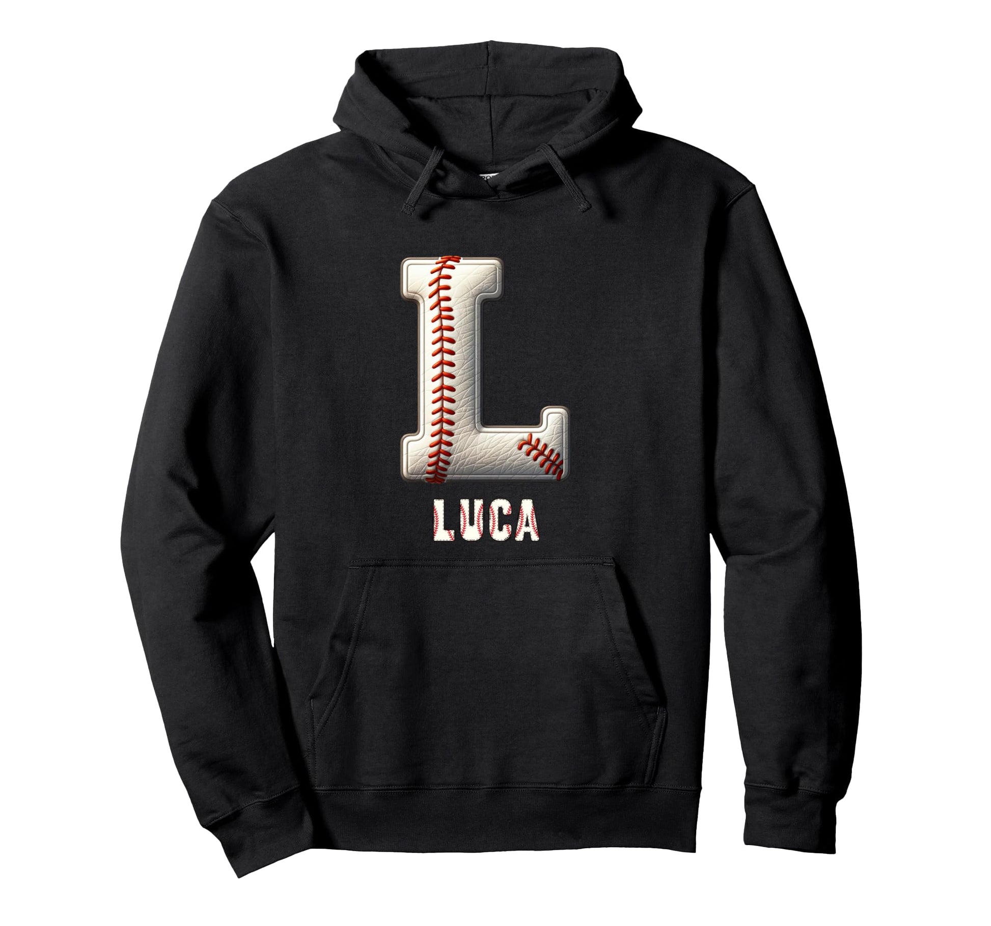 Baseball Home Run Simon Initial Hoodie - Fun Novelty Design Men Women - T-Shirt, Sweatshirt, Hoodie