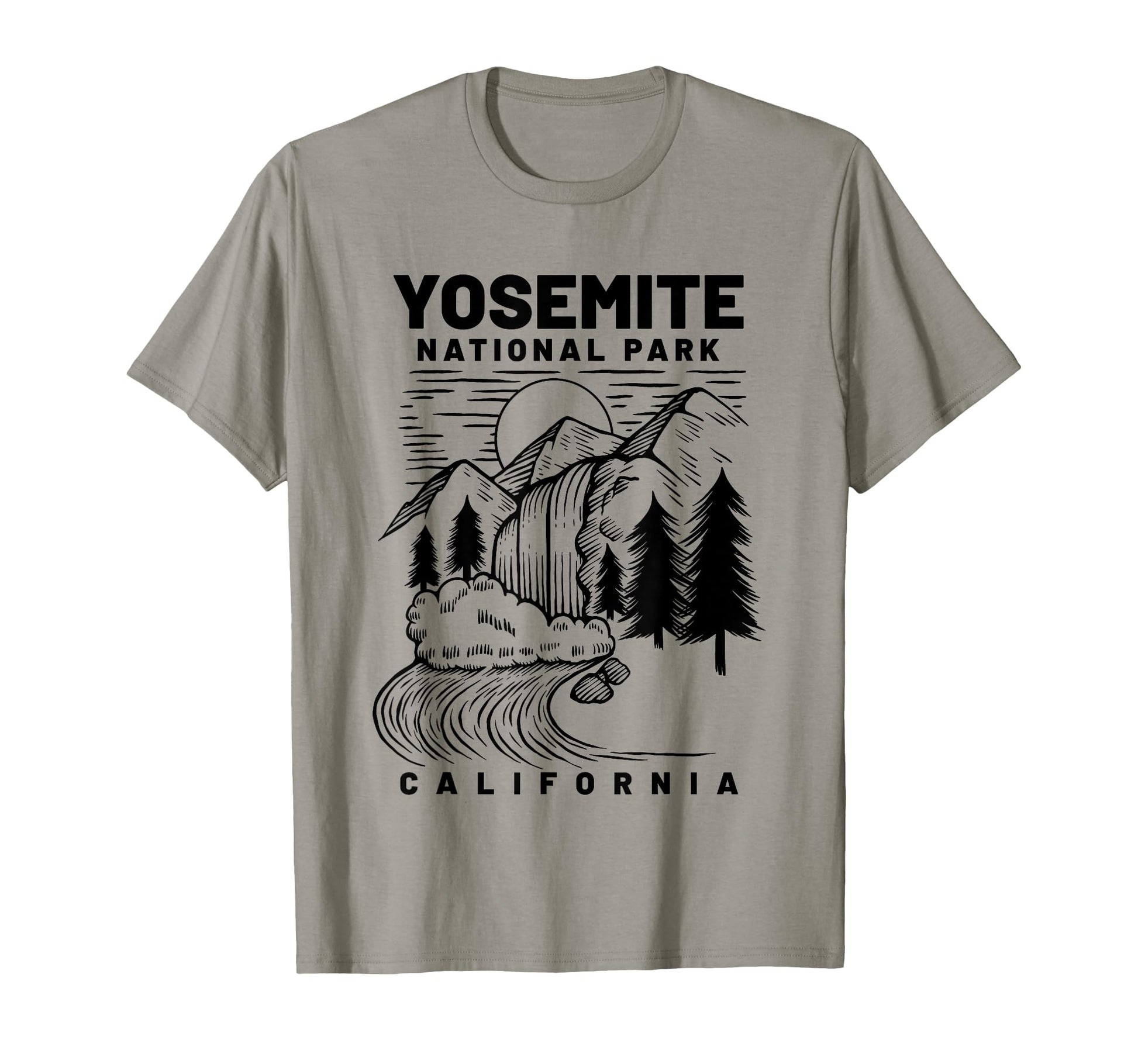 Yosemite National Park California Hiking T-Shirt - Graphic Print Men Women - T-Shirt, Sweatshirt, Hoodie