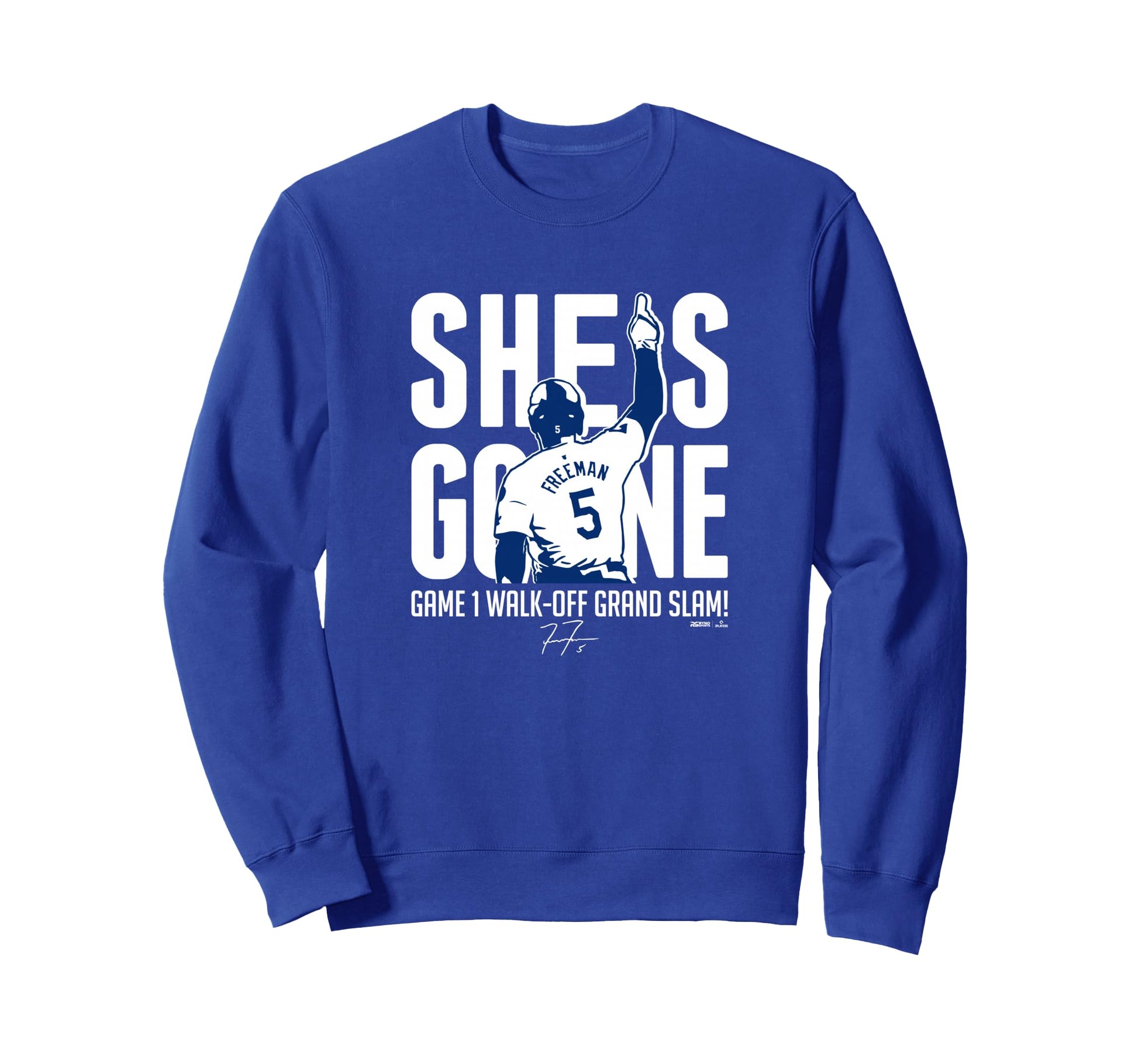 Freddie Freeman She Is Gone Walk Sweatshirt - Aesthetic Graphic Men Women - T-Shirt, Sweatshirt, Hoodie