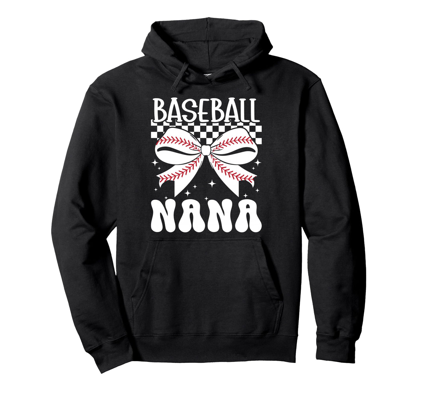 Baseball Nana Coquette Nana Baseball Hoodie - Custom Art Print Unisex - T-Shirt, Sweatshirt, Hoodie