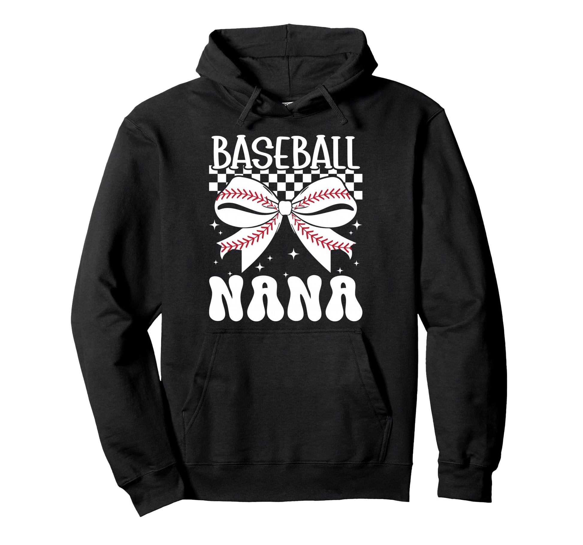 Baseball Nana Coquette Nana Baseball Hoodie - Custom Art Print Unisex - T-Shirt, Sweatshirt, Hoodie