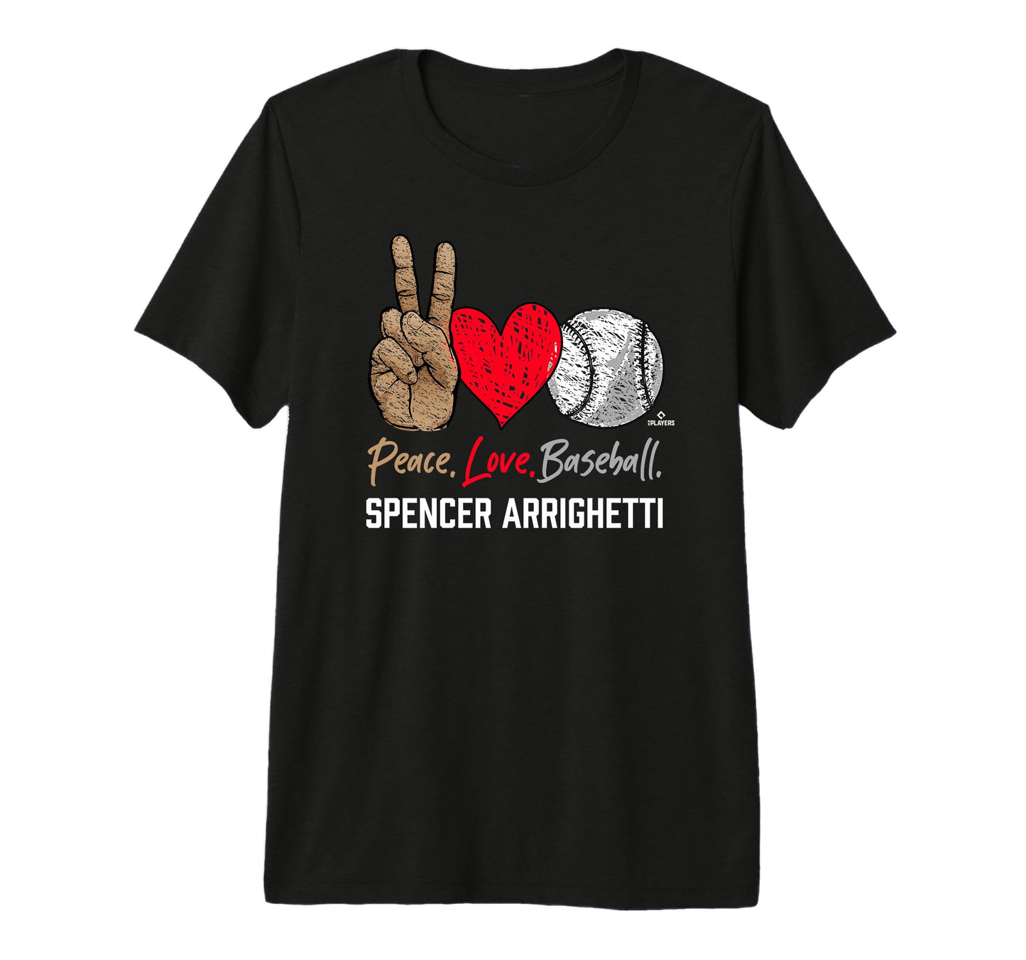 Peace Love Spencer Arrighetti T-Shirt - Aesthetic Graphic for Adults - T-Shirt, Sweatshirt, Hoodie