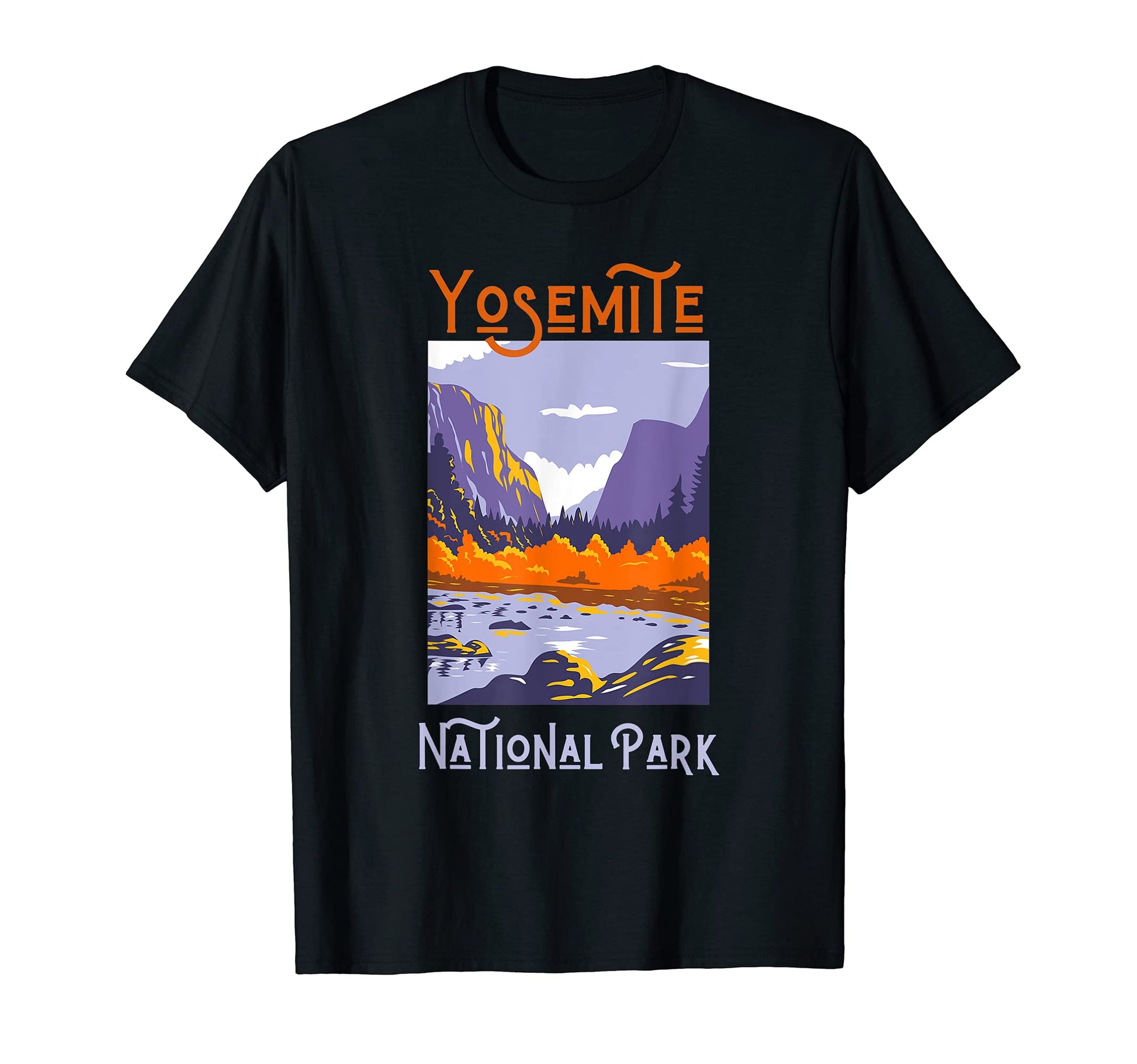 Yosemite National Park T-Shirt - Novelty Apparel for Adults - T-Shirt, Sweatshirt, Hoodie