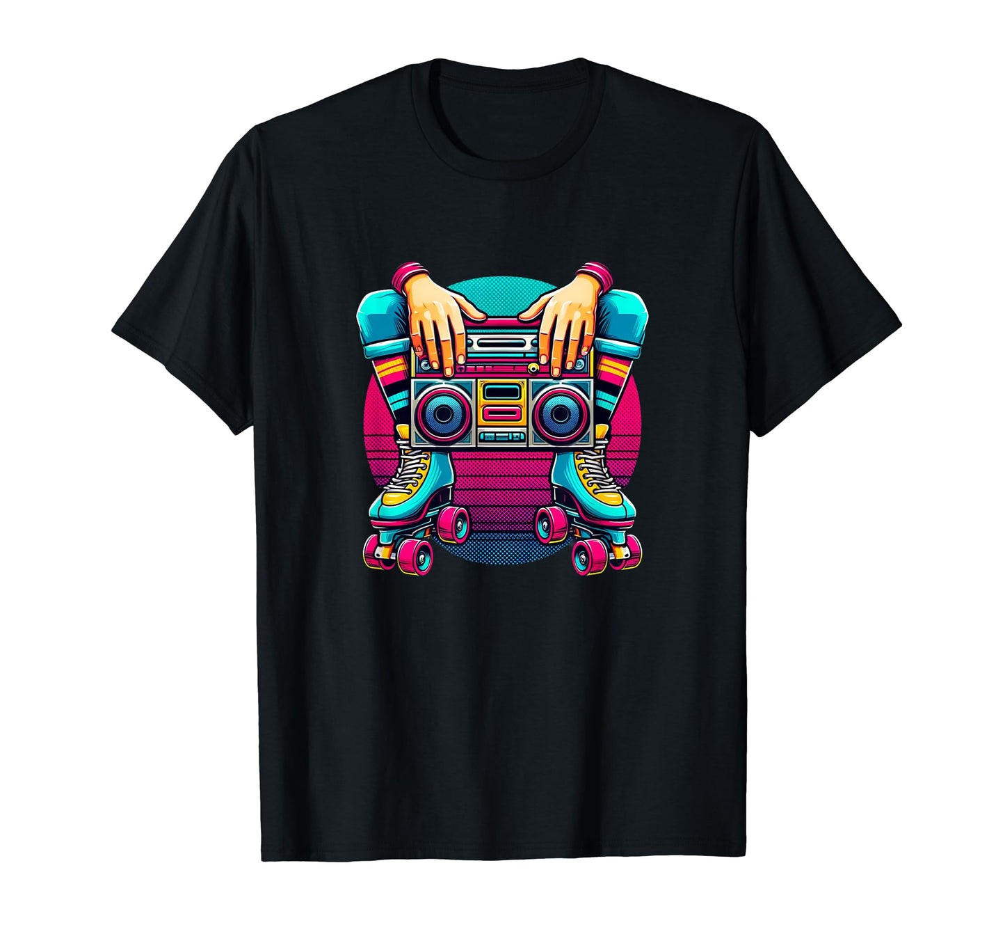 Roller Skates Disco Skating T-Shirt - Minimalist Print Unisex - T-Shirt, Sweatshirt, Hoodie