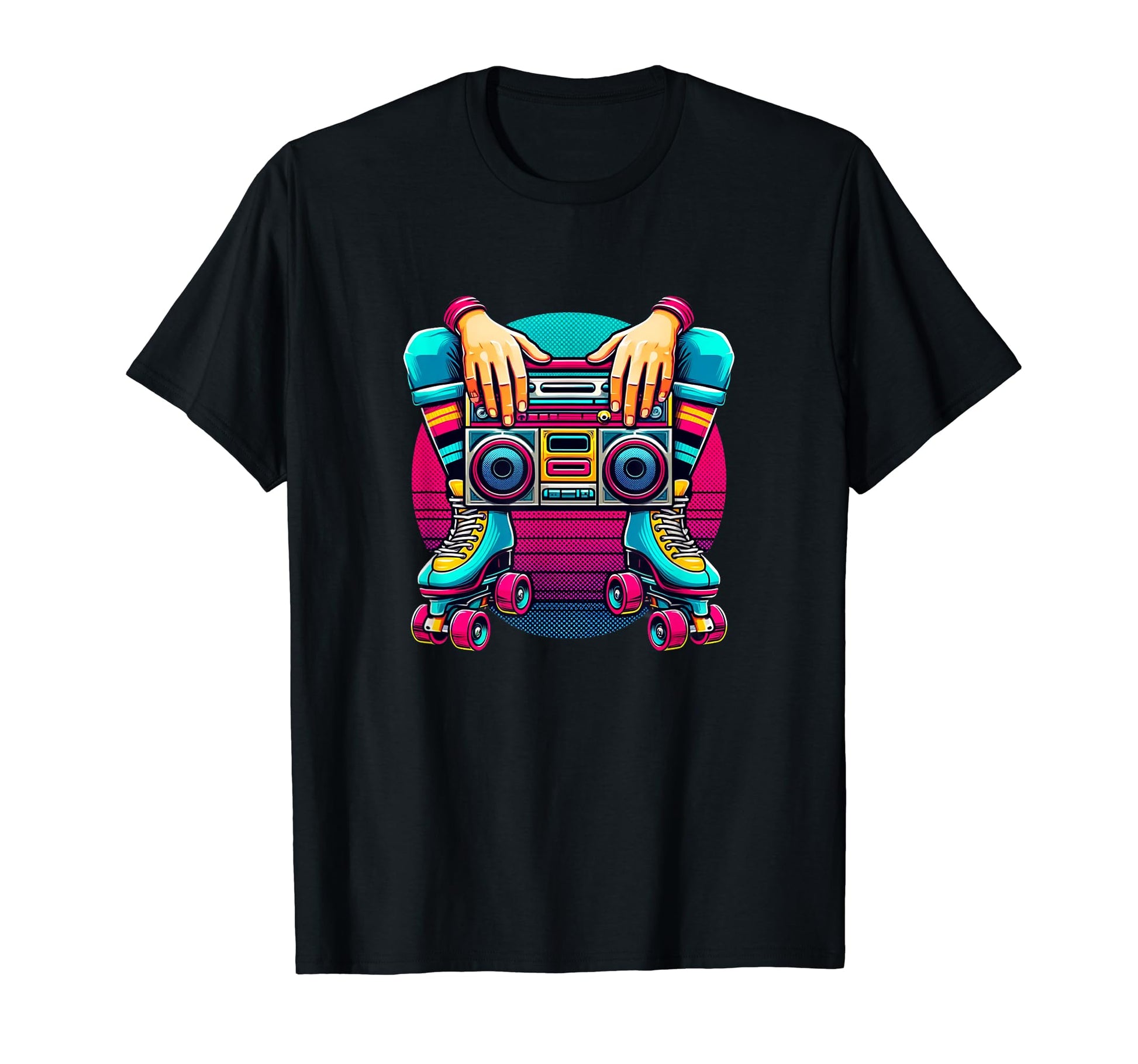 Roller Skates Disco Skating T-Shirt - Minimalist Print Unisex - T-Shirt, Sweatshirt, Hoodie
