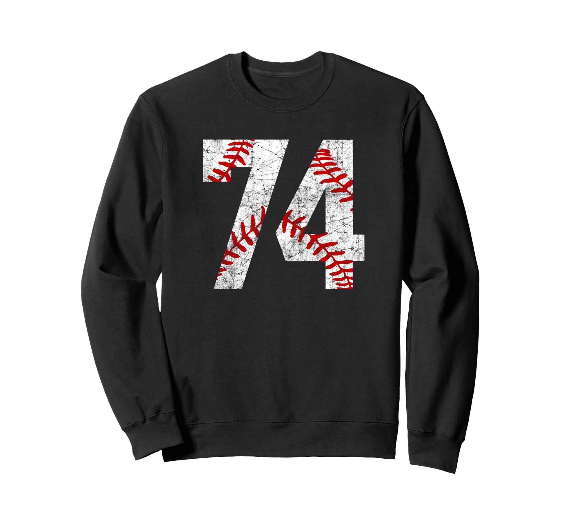 Baseball Mom 74 Jersey Baseball Player Sweatshirt - Trendy Graphic Unisex - T-Shirt, Sweatshirt, Hoodie