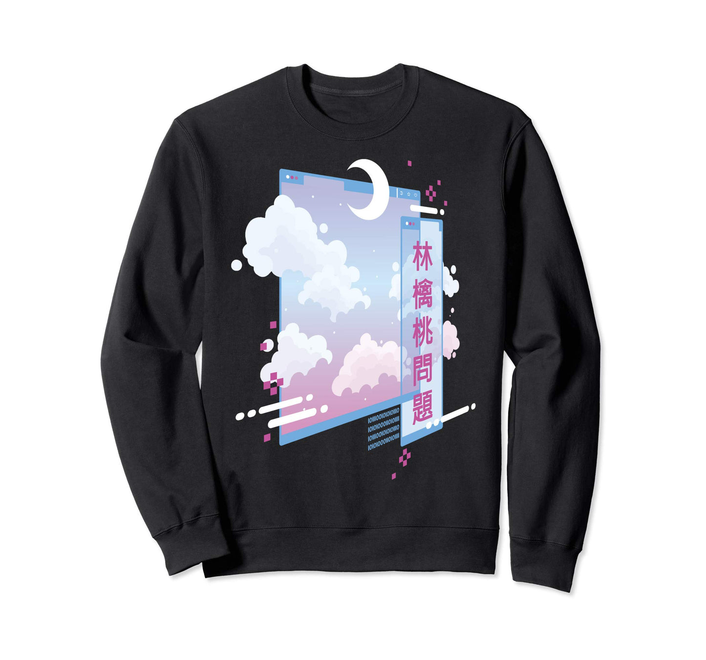 80S Vaporwave Synthwave Cyber Pastel Sweatshirt - Trendy Graphic Men Women - T-Shirt, Sweatshirt, Hoodie