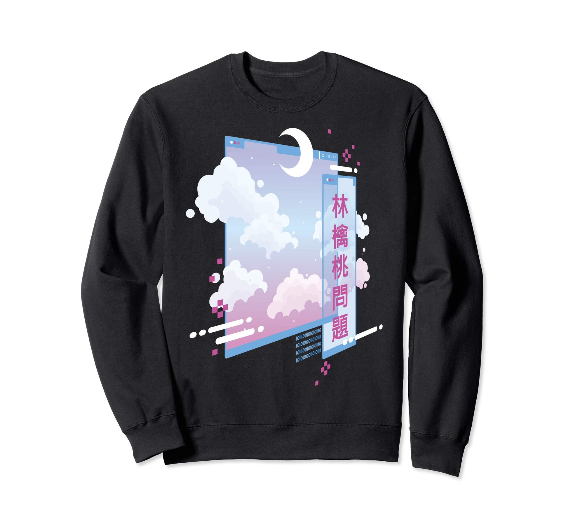 80S Vaporwave Synthwave Cyber Pastel Sweatshirt - Trendy Graphic Men Women - T-Shirt, Sweatshirt, Hoodie