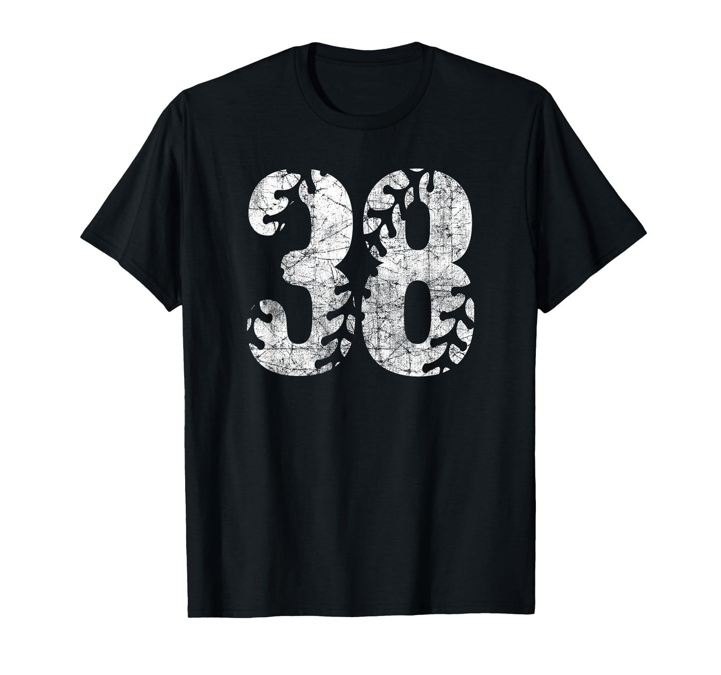 Baseball Softball Mom 38 Number 38 T-Shirt - Graphic Print Men Women - T-Shirt, Sweatshirt, Hoodie