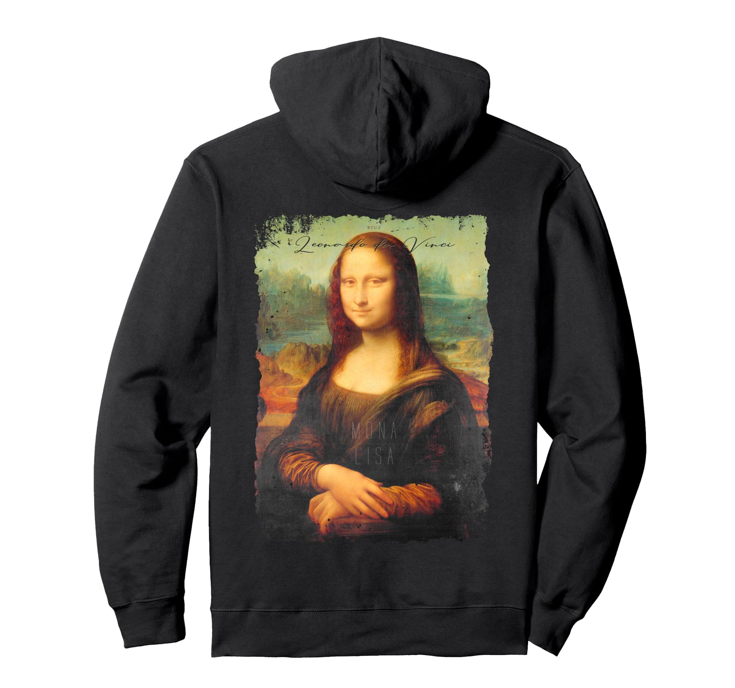 Mona Lisa Art Y2K Back Streetwear Hoodie - Unique Graphic Men Women - T-Shirt, Sweatshirt, Hoodie