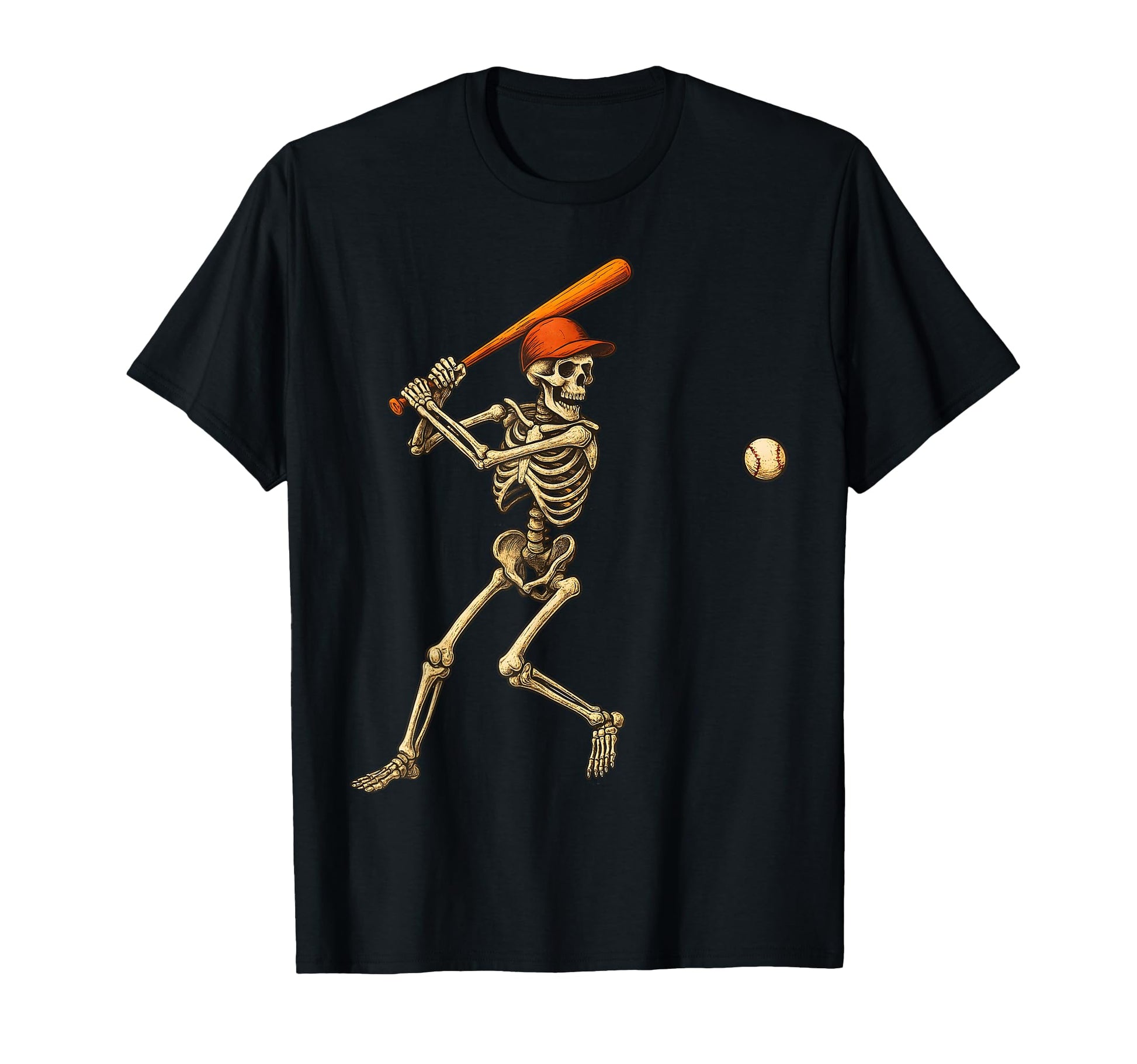 Funny Skeleton Batting Baseball Player T-Shirt - Aesthetic Graphic Unisex - T-Shirt, Sweatshirt, Hoodie