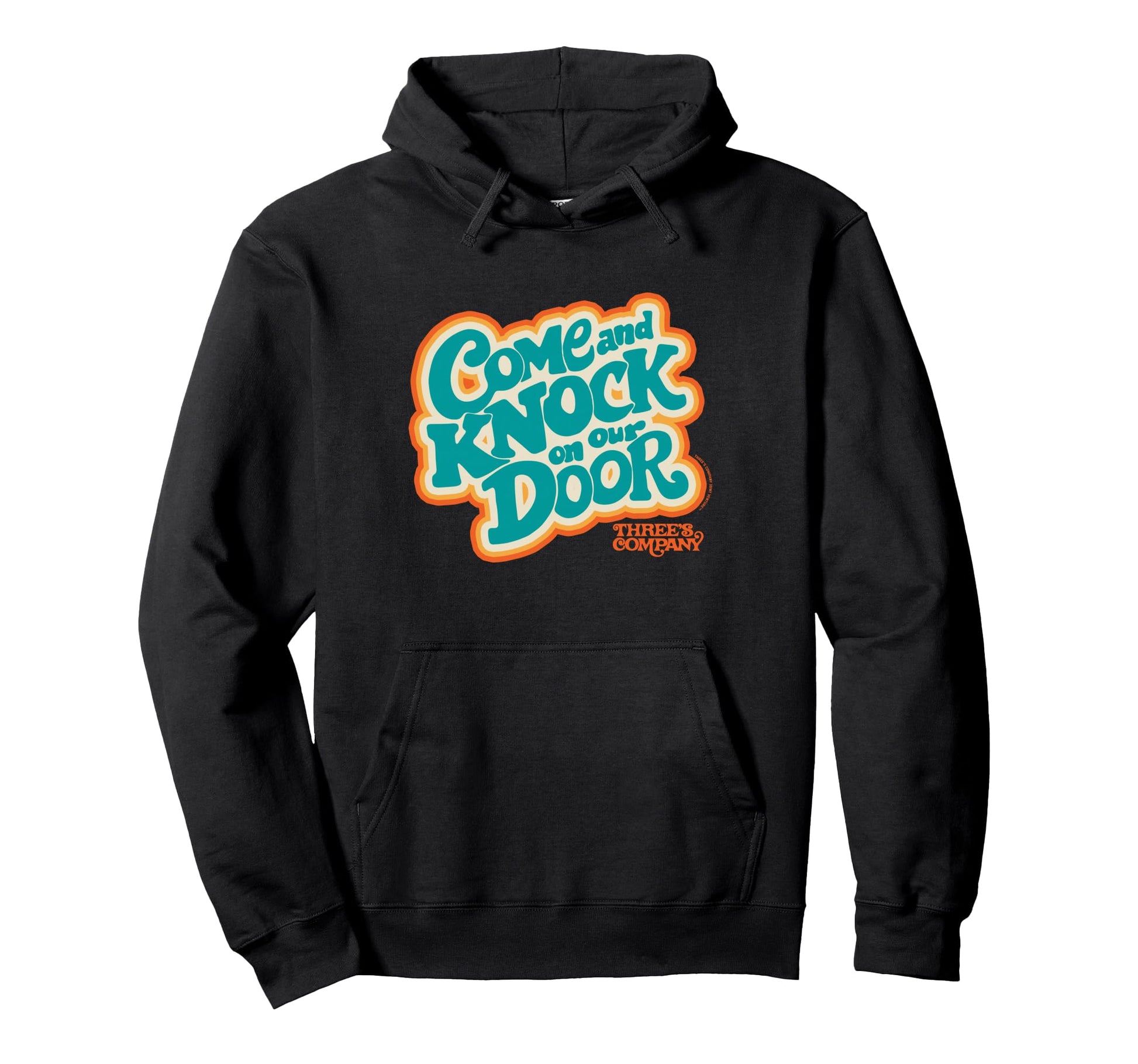 Threes Company Come And Knock Our Hoodie - Custom Art Print for Adults - T-Shirt, Sweatshirt, Hoodie