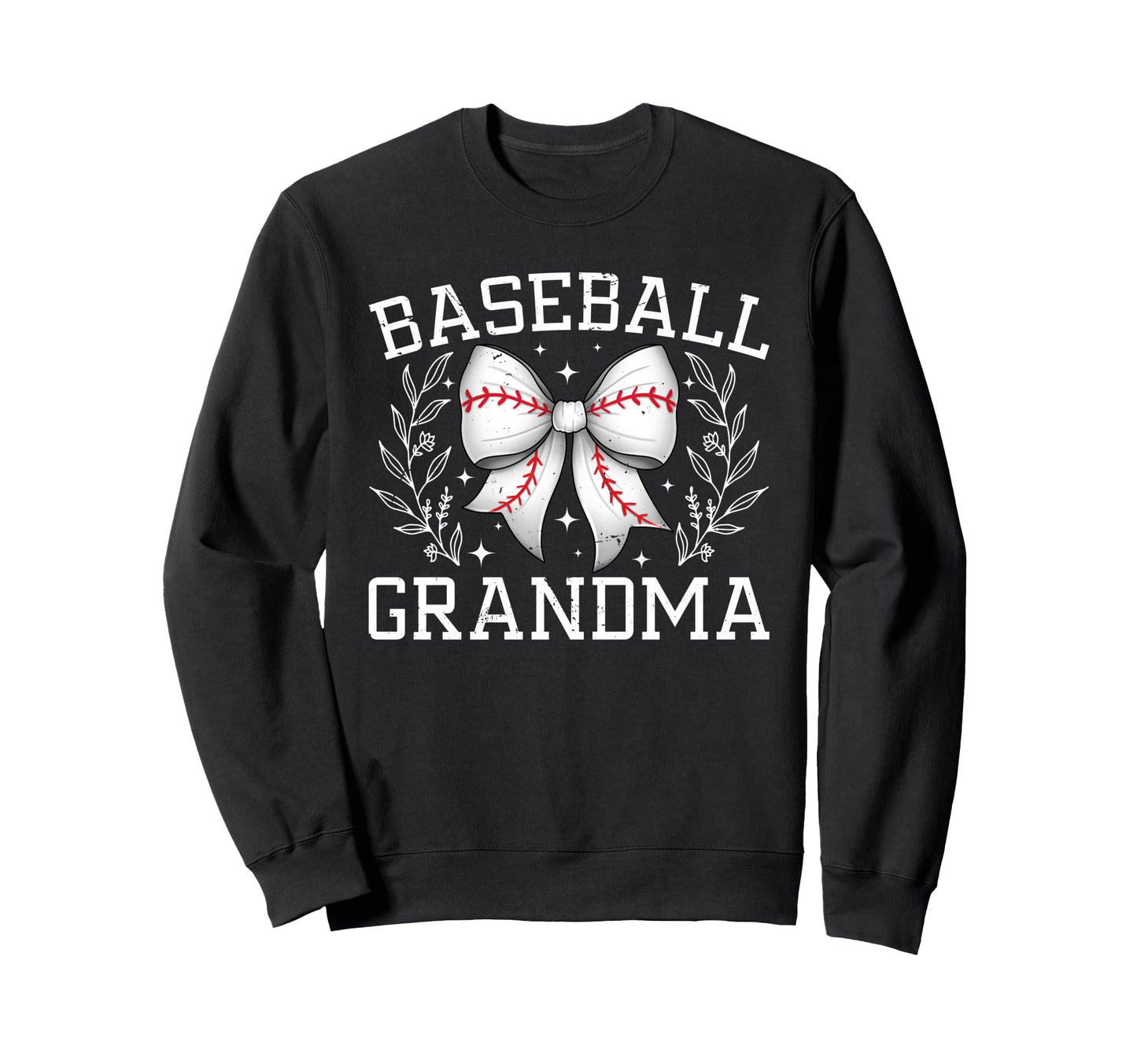 Coquette Bow Baseball Grandma Game Sweatshirt - Novelty Apparel for Adults - T-Shirt, Sweatshirt, Hoodie