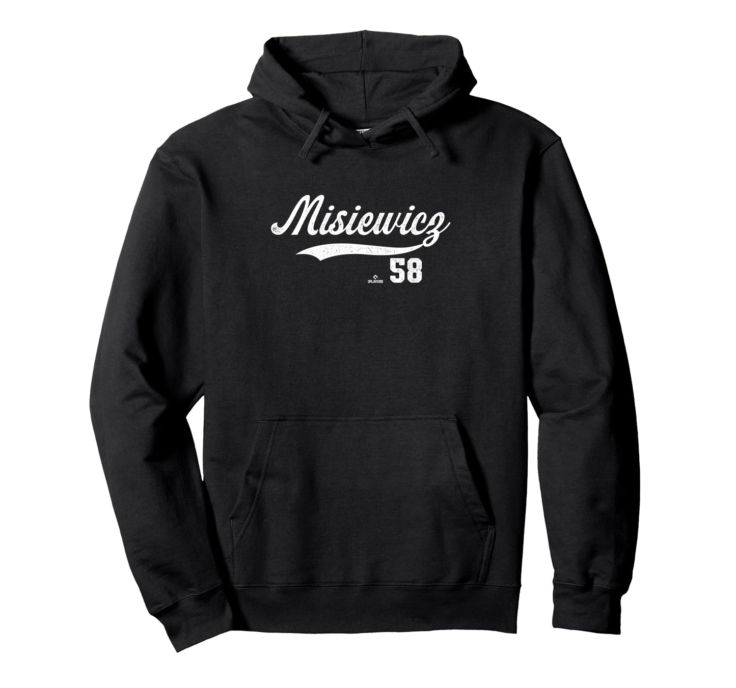 Distressed Swoosh Anthony Misiewicz Hoodie - Minimalist Print Men Women - T-Shirt, Sweatshirt, Hoodie
