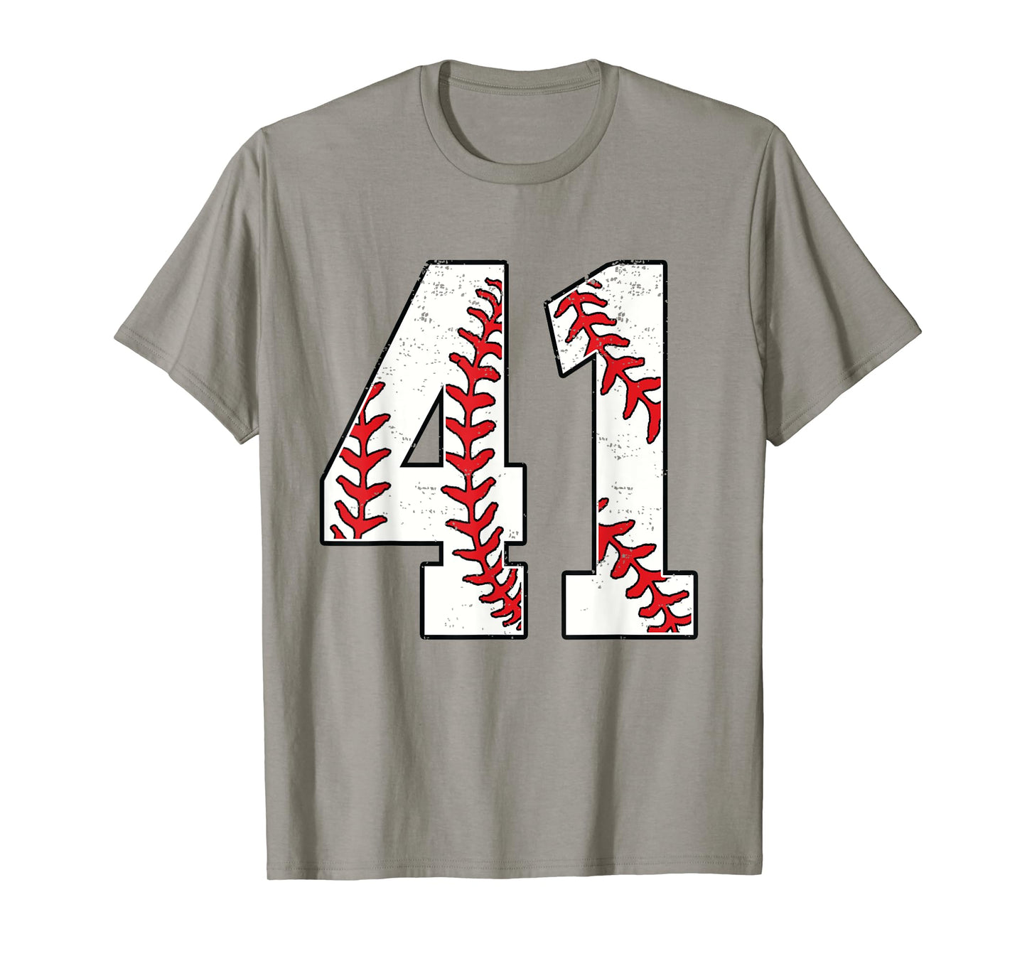 Number 41 Baseball 41 Jersey Number T-Shirt - Novelty Apparel Unisex - T-Shirt, Sweatshirt, Hoodie