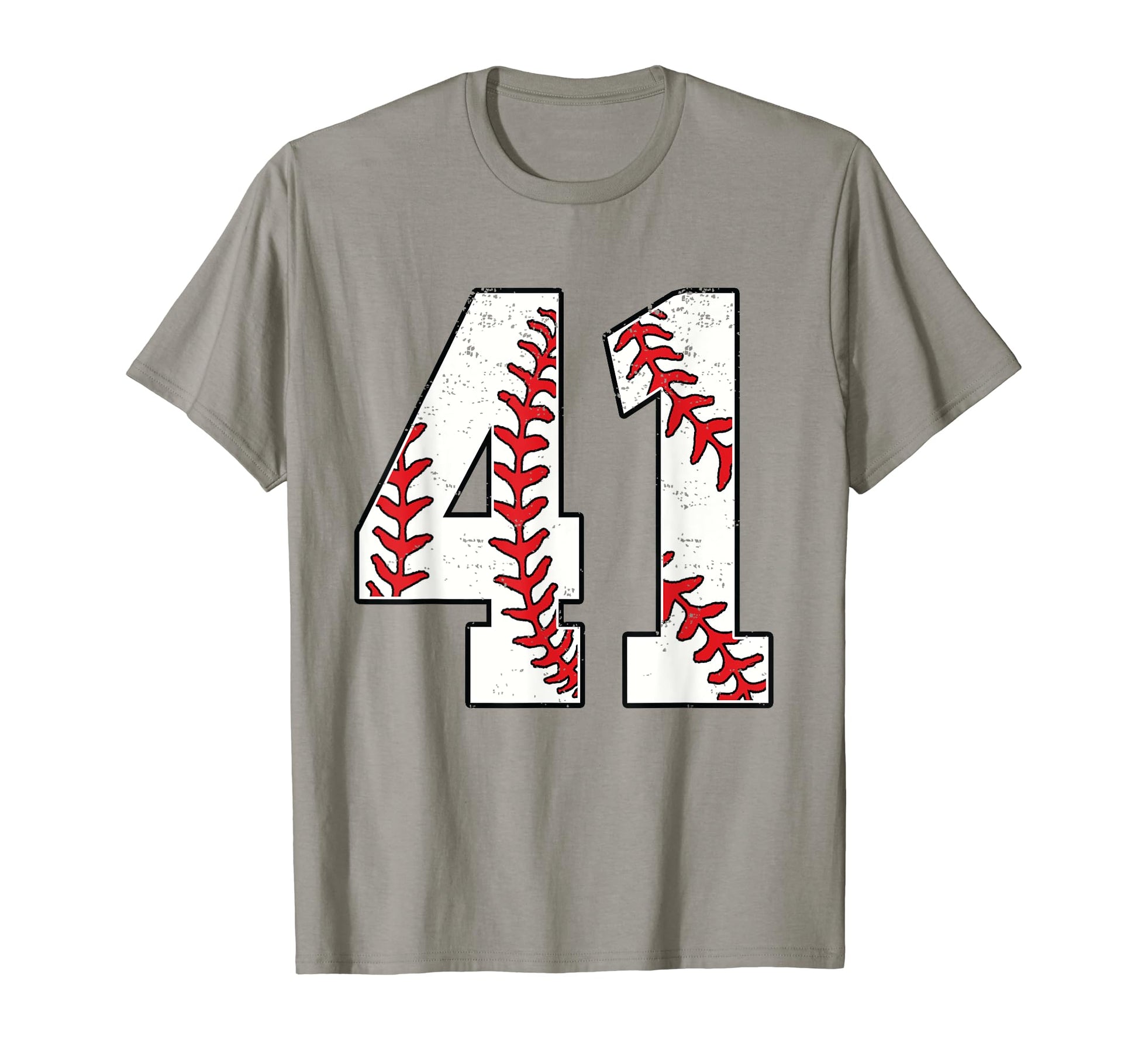 Number 41 Baseball 41 Jersey Number T-Shirt - Novelty Apparel Unisex - T-Shirt, Sweatshirt, Hoodie