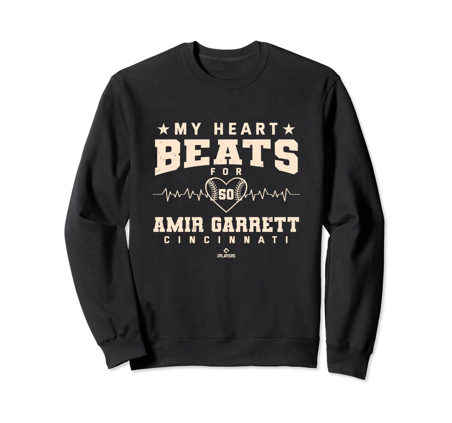 My Heart Beats Amir Garrett Sweatshirt - Minimalist Print Men Women - T-Shirt, Sweatshirt, Hoodie