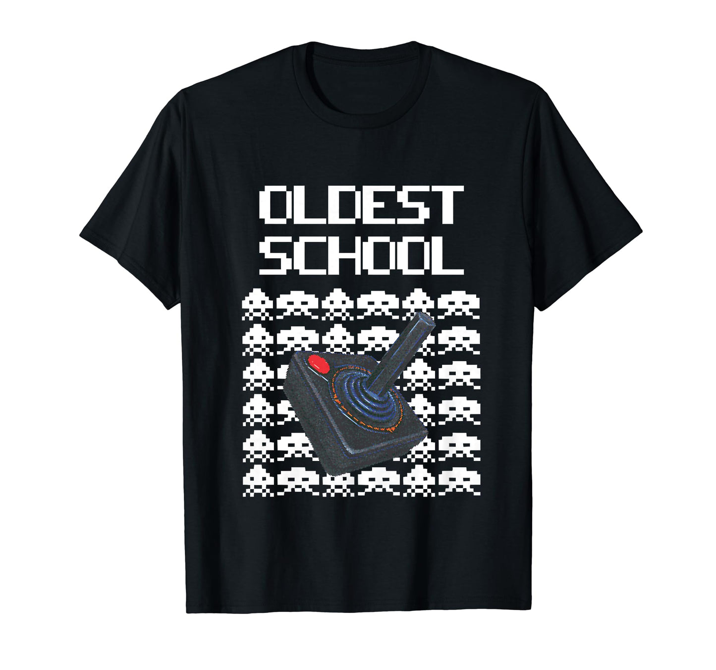 Joystick Video Gaming 1980S Oldest T-Shirt - Fun Novelty Design for Adults - T-Shirt, Sweatshirt, Hoodie
