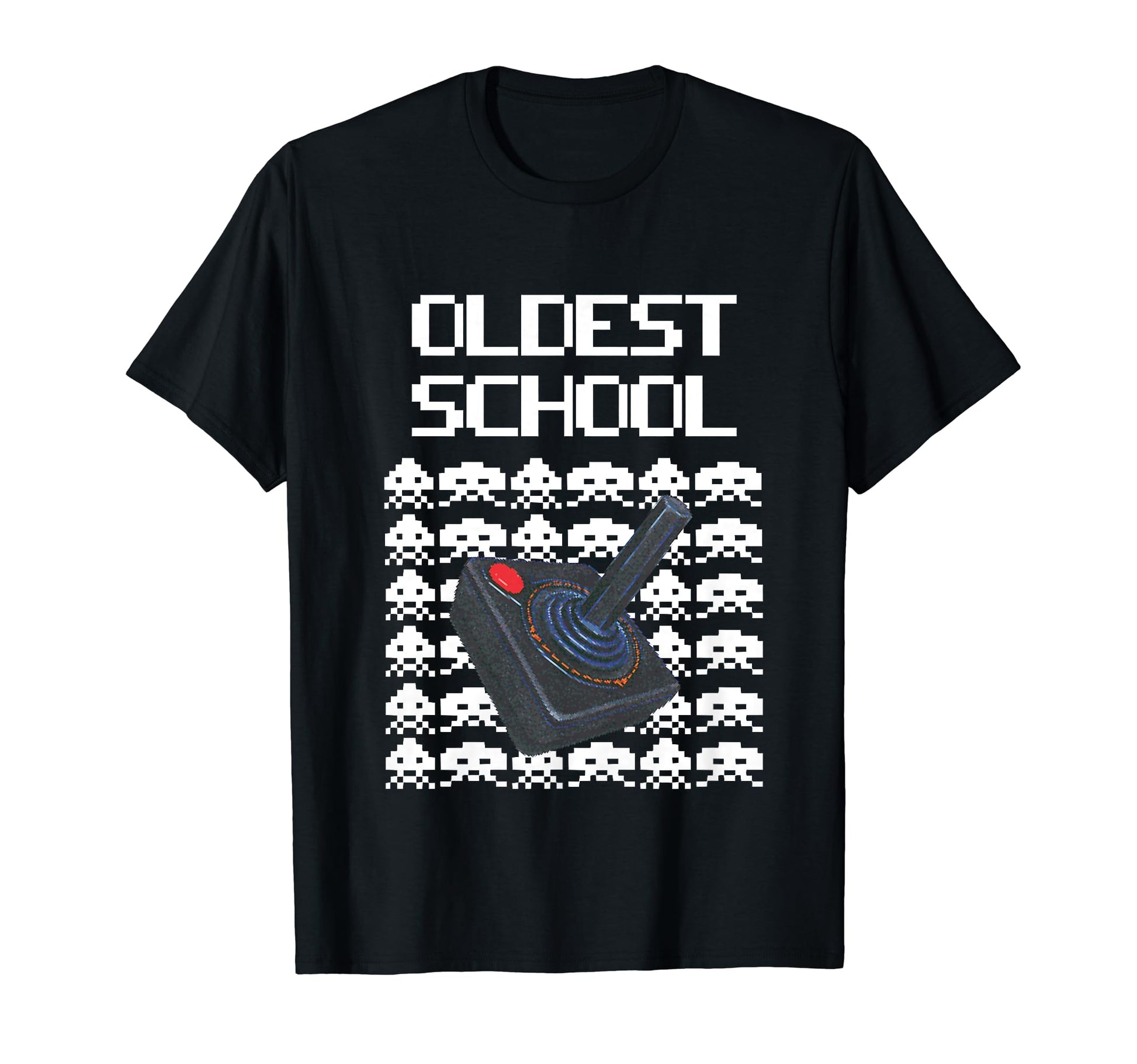 Joystick Video Gaming 1980S Oldest T-Shirt - Fun Novelty Design for Adults - T-Shirt, Sweatshirt, Hoodie
