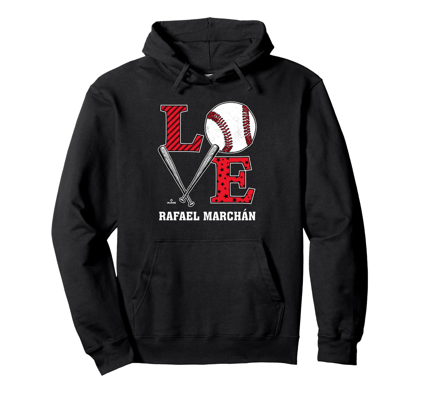 Distressed Baseball Love Rafael March Hoodie - Streetwear Style for Adults - T-Shirt, Sweatshirt, Hoodie