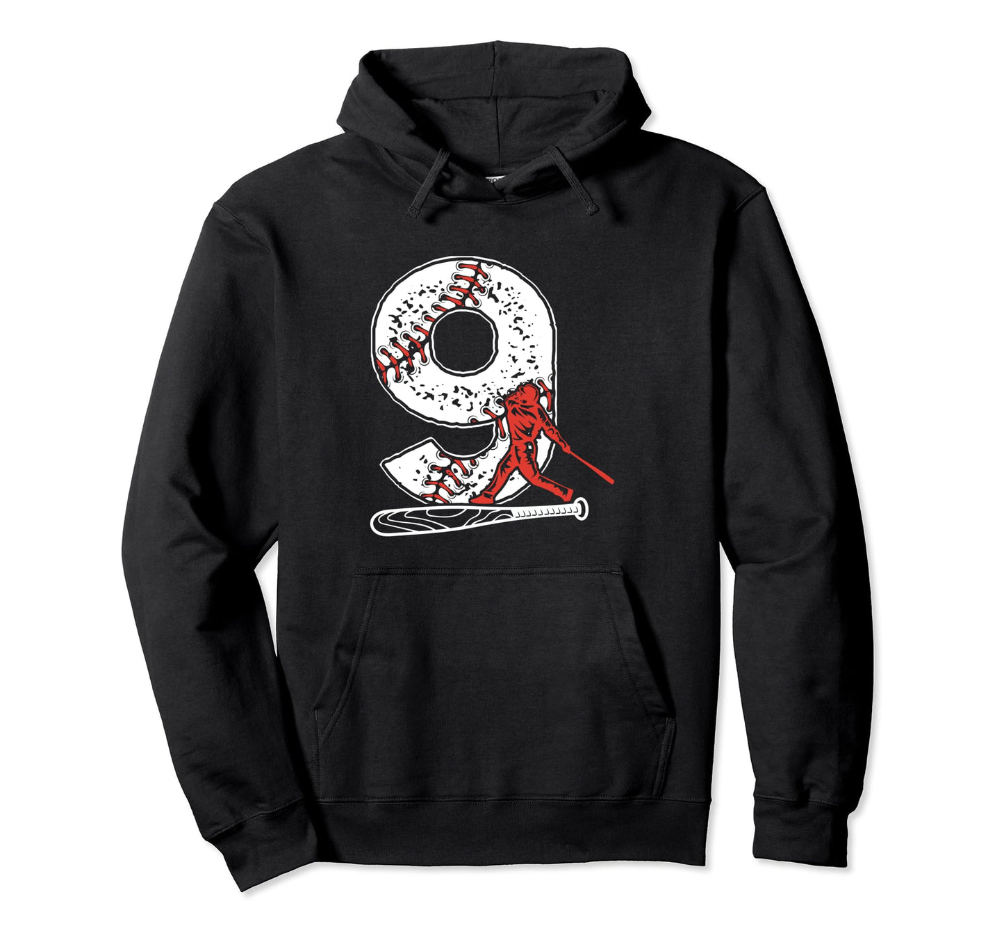 Baseball Birthday 9Th Birthday Party Hoodie - Streetwear Style Unisex - T-Shirt, Sweatshirt, Hoodie