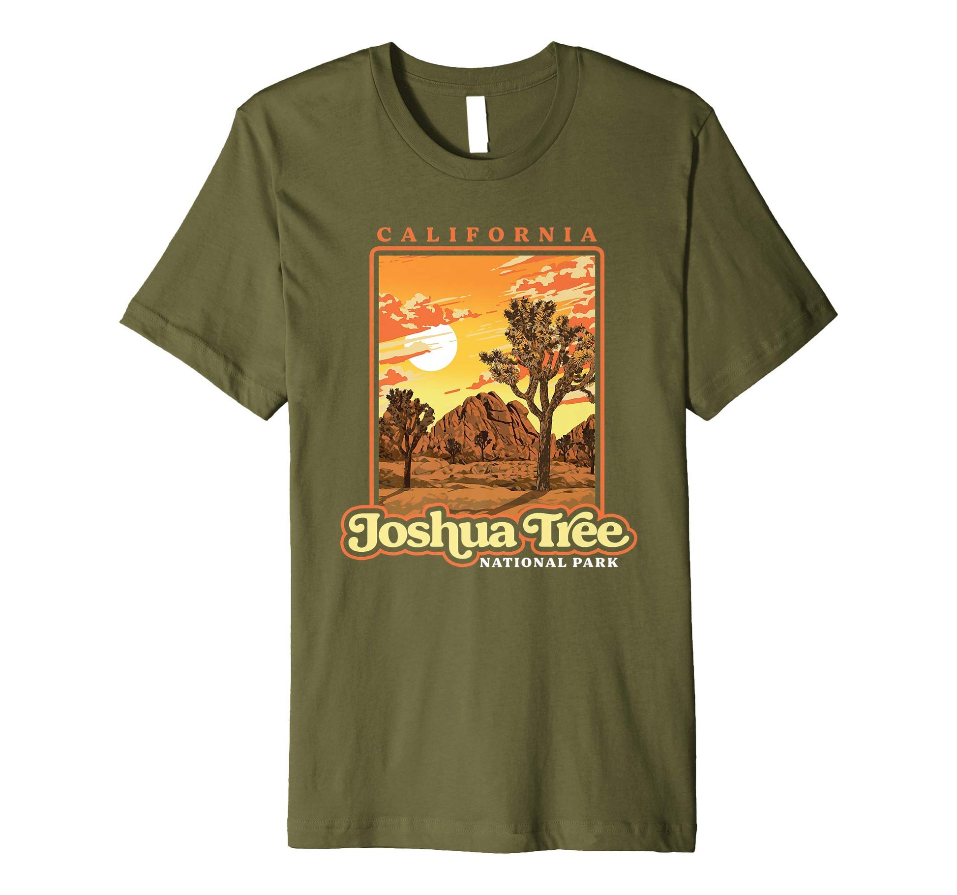 Joshua Tree National Park Wpa T-Shirt - Fun Novelty Design for Adults - T-Shirt, Sweatshirt, Hoodie