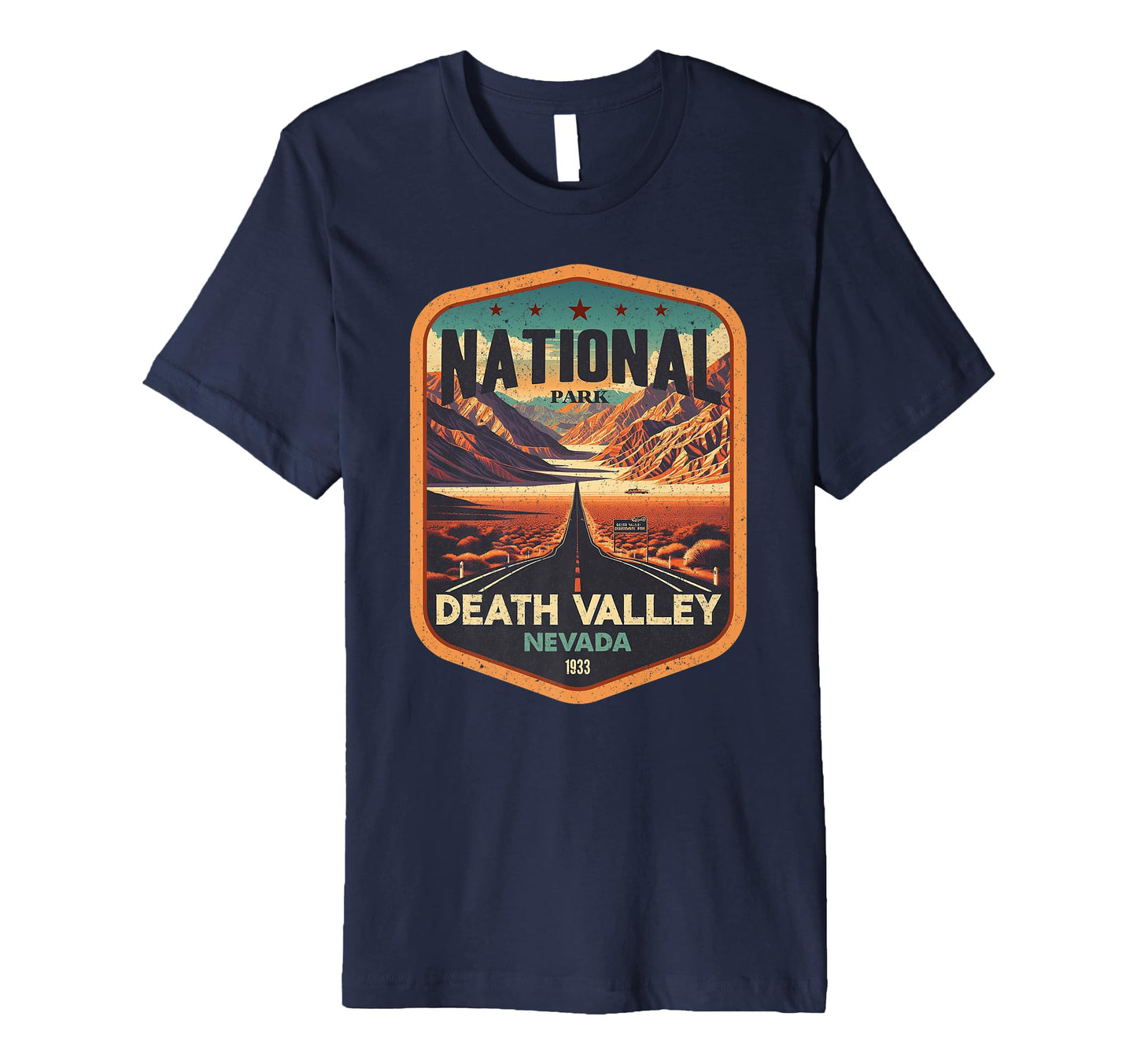 Death Valley National Park Badge T-Shirt - Aesthetic Graphic for Adults - T-Shirt, Sweatshirt, Hoodie