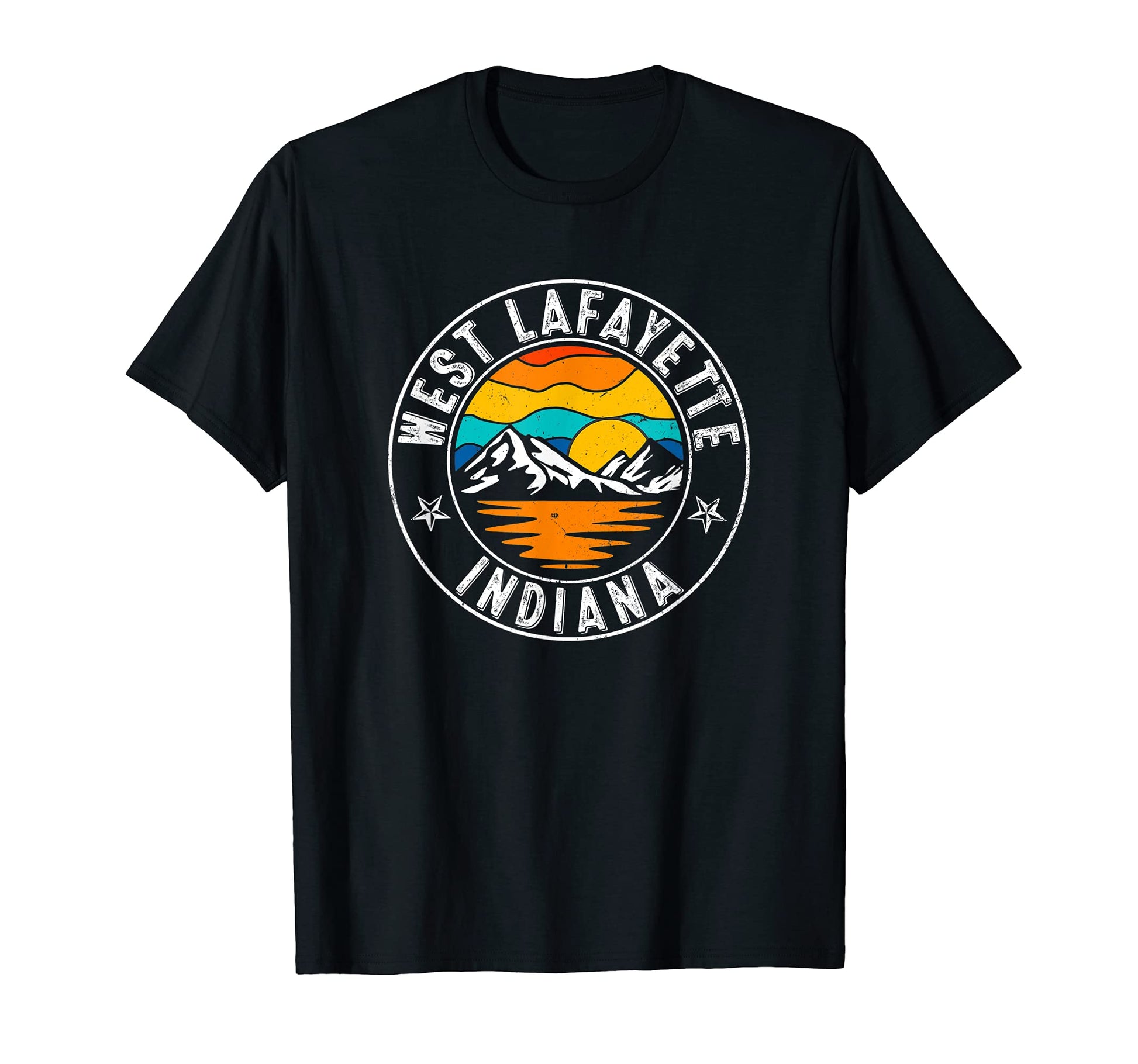 70S 80S West Lafayette Indiana T-Shirt - Custom Art Print for Adults - T-Shirt, Sweatshirt, Hoodie