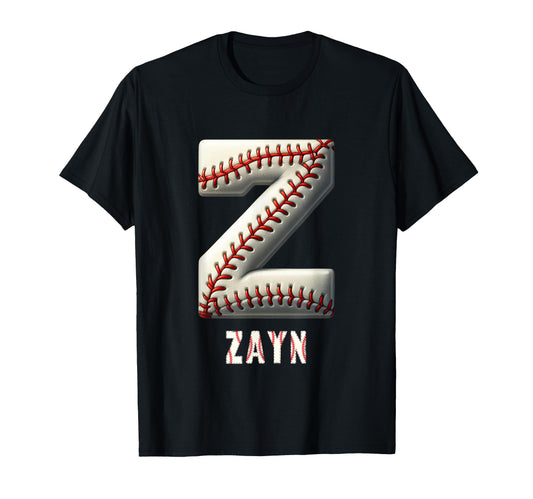 Baseball Home Run Leon Initial Letter T-Shirt - Minimalist Print Men Women - T-Shirt, Sweatshirt, Hoodie