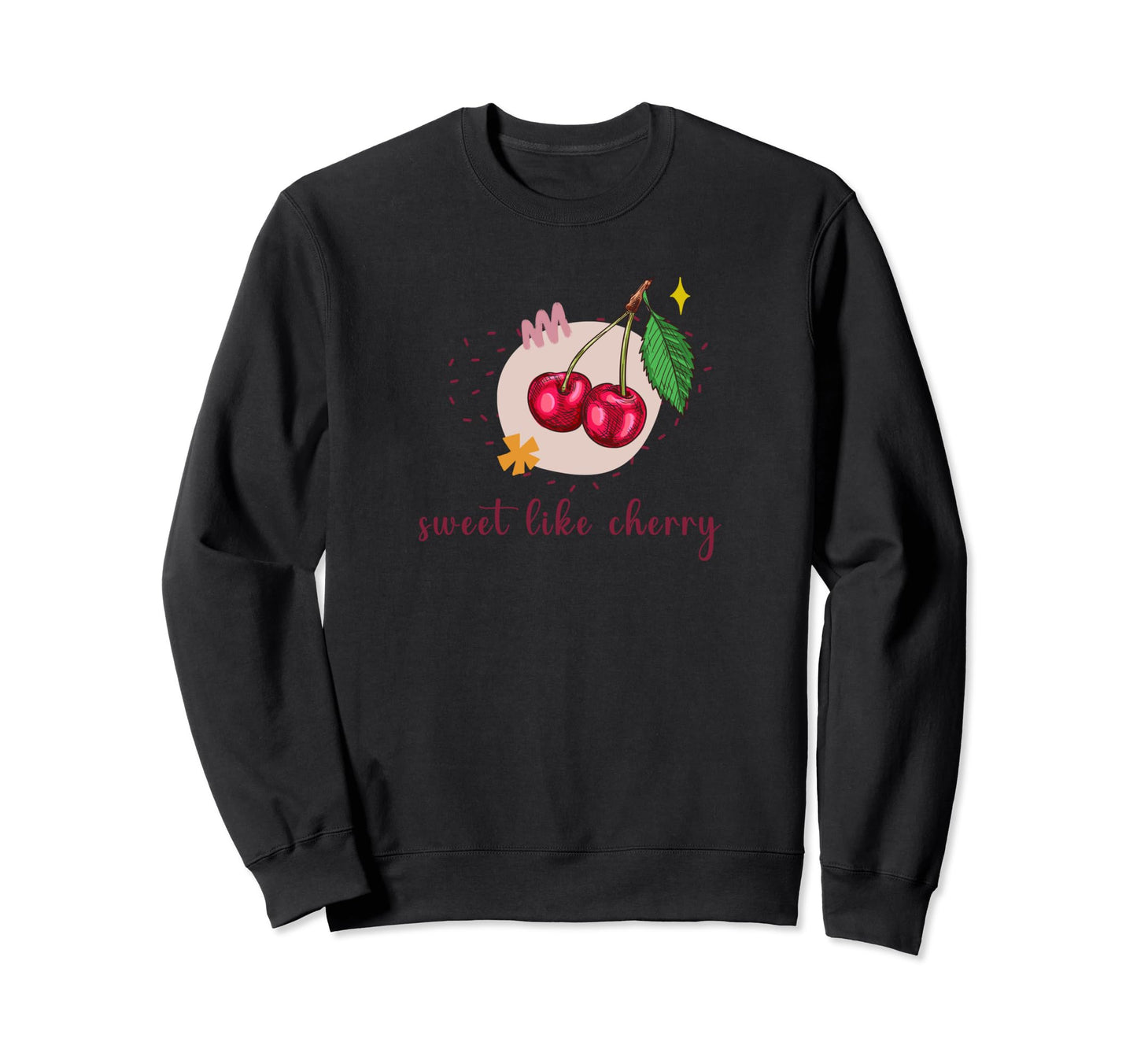 Coquette Cherry Y2K Lolita Sweatshirt - Fun Novelty Design for Adults - T-Shirt, Sweatshirt, Hoodie
