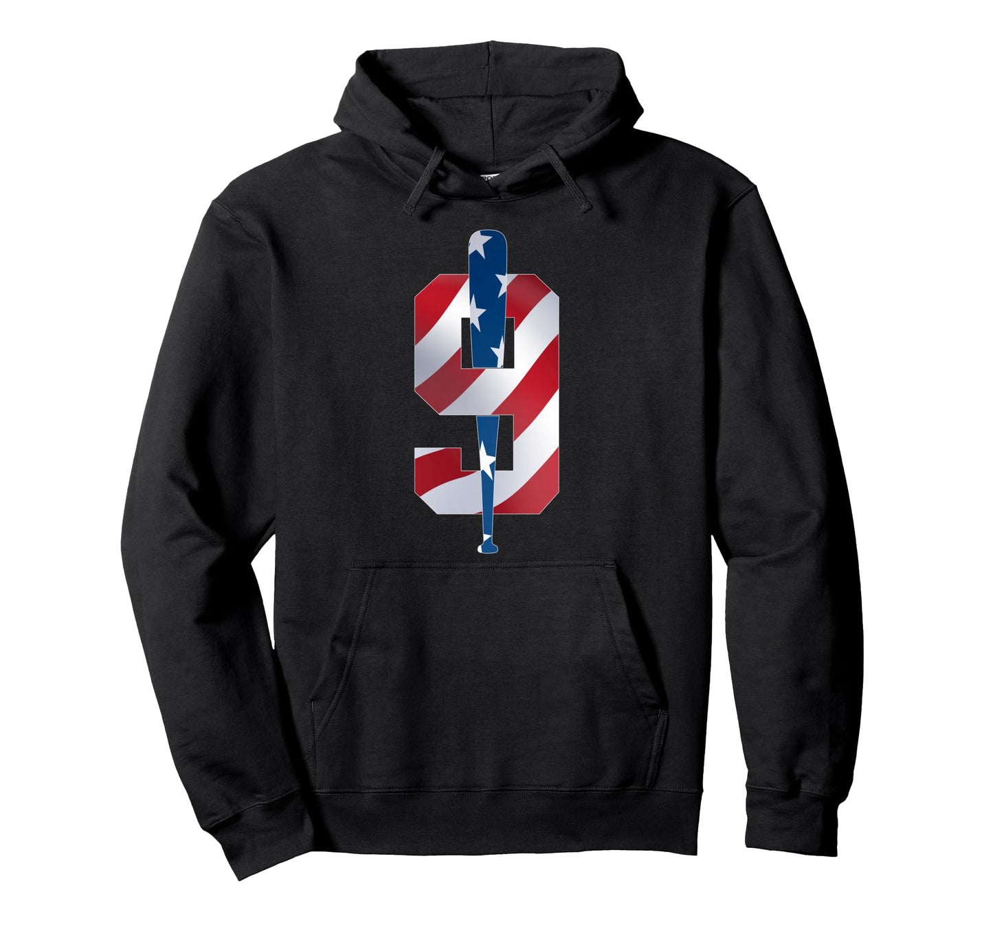 Number 9 Years Baseball 9Th Birthday Hoodie - Minimalist Print for Adults - T-Shirt, Sweatshirt, Hoodie