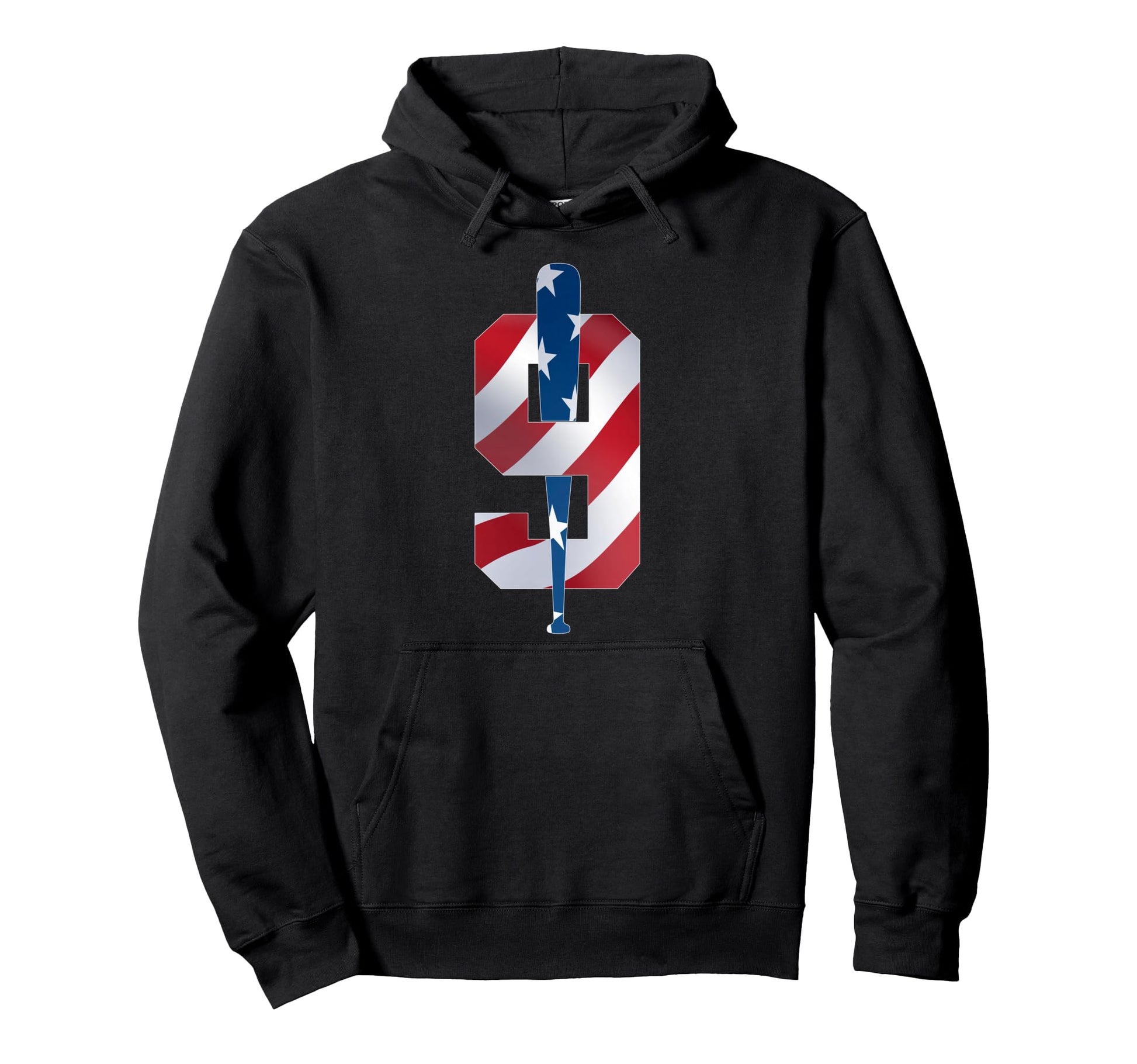 Number 9 Years Baseball 9Th Birthday Hoodie - Minimalist Print for Adults - T-Shirt, Sweatshirt, Hoodie