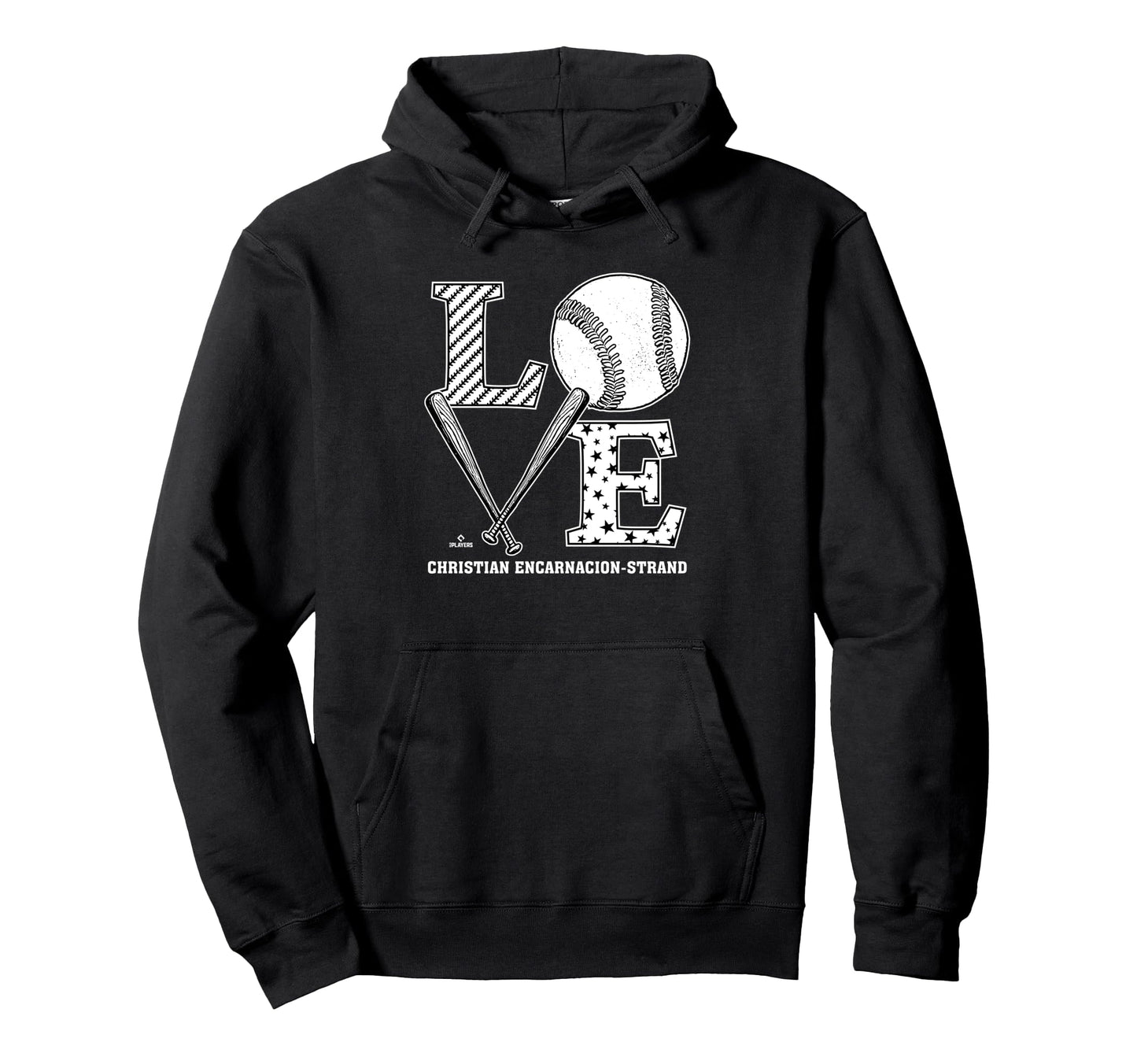 Distressed Baseball Love Christian Hoodie - Minimalist Print for Adults - T-Shirt, Sweatshirt, Hoodie