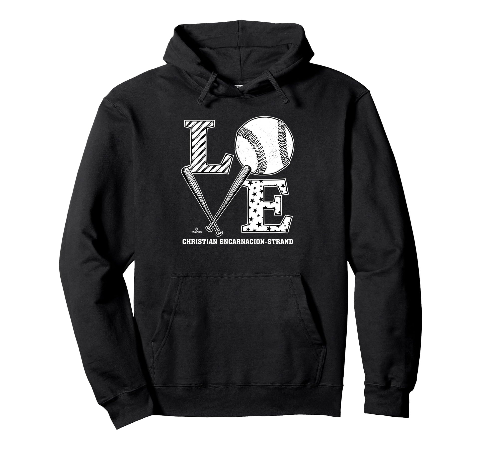 Distressed Baseball Love Christian Hoodie - Minimalist Print for Adults - T-Shirt, Sweatshirt, Hoodie