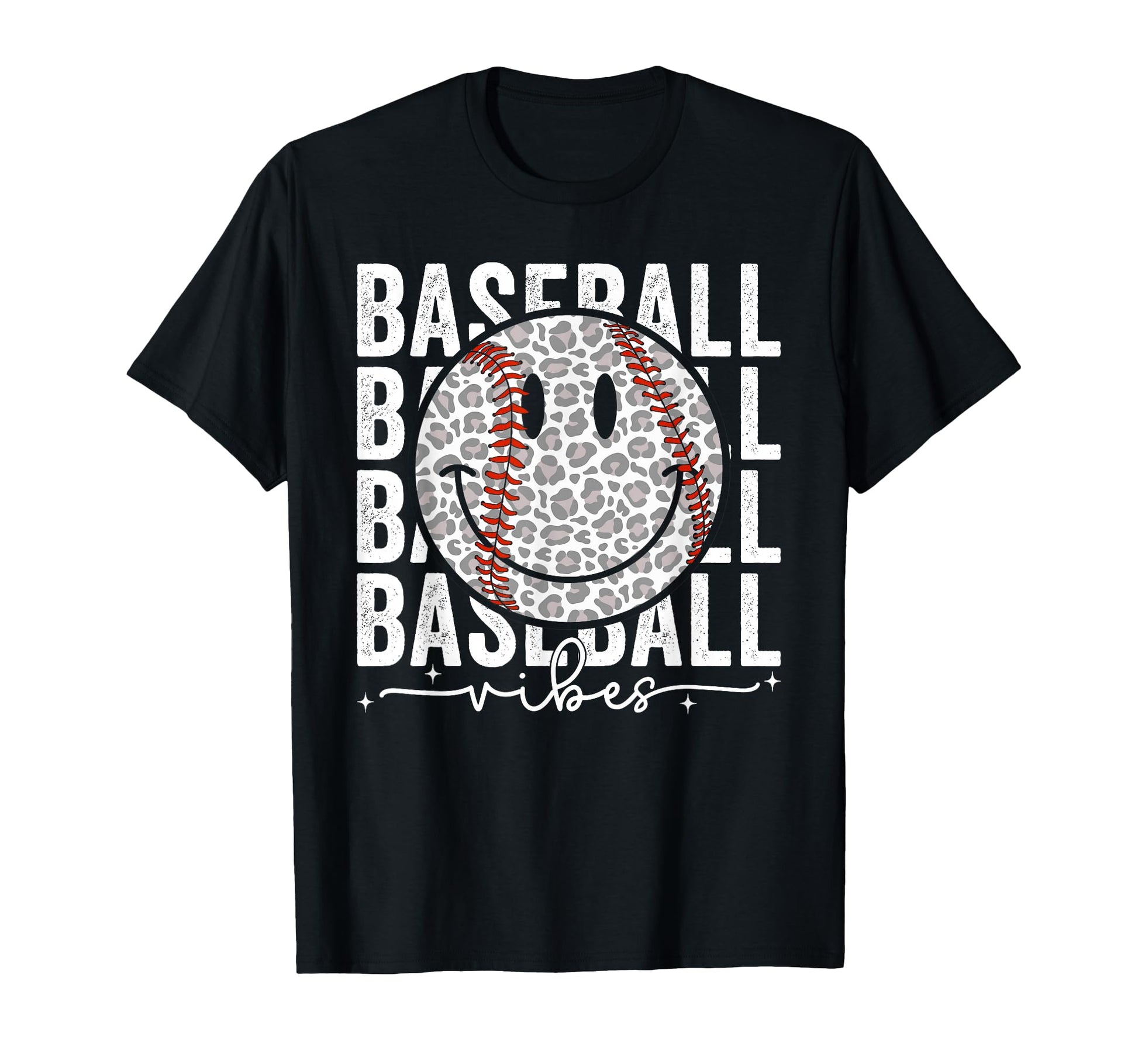 Funny Leopard Baseball Vibes Game T-Shirt - Aesthetic Graphic Men Women - T-Shirt, Sweatshirt, Hoodie