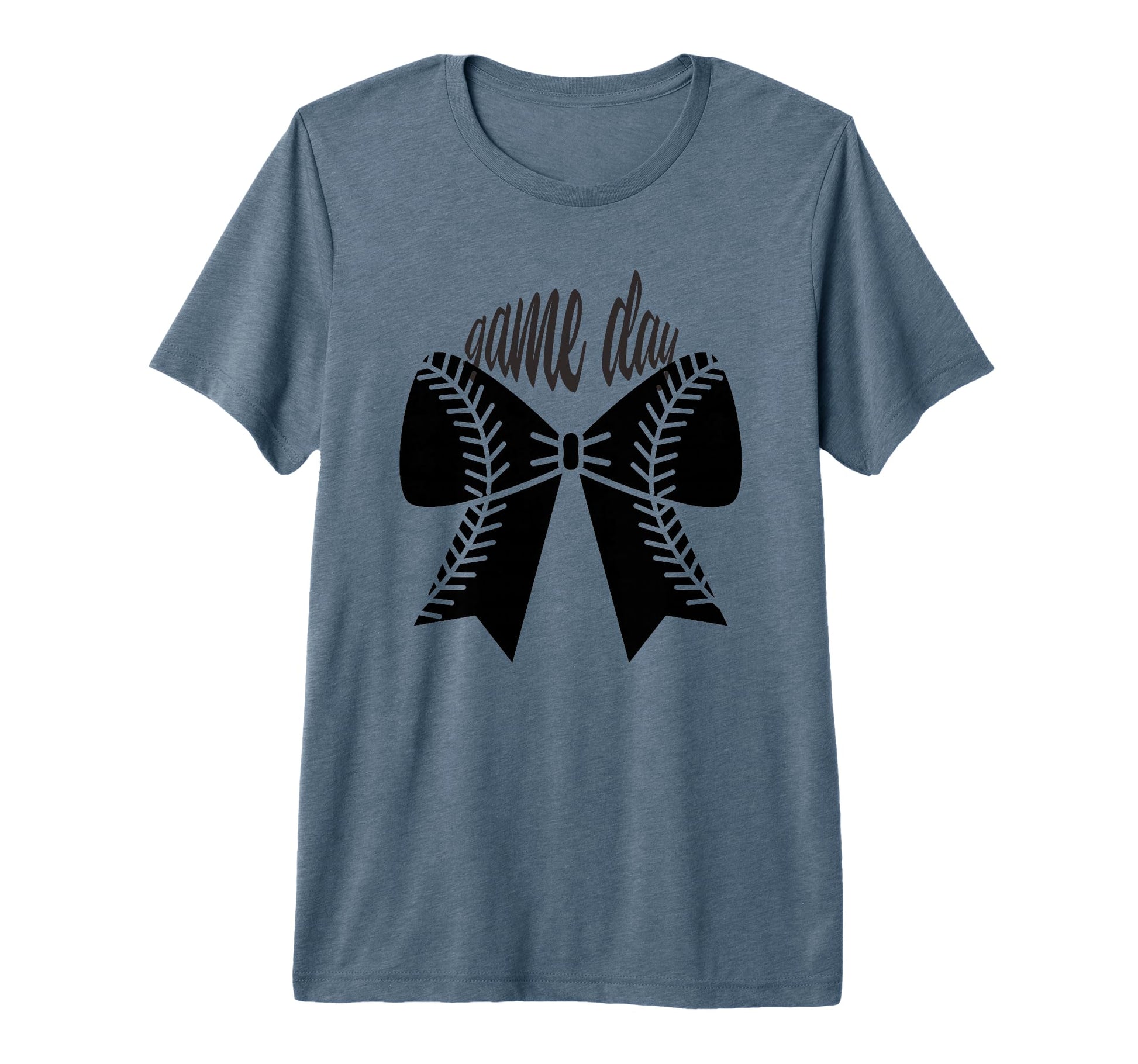 Game Day Baseball Coquette Bow Funny T-Shirt - Graphic Print Unisex - T-Shirt, Sweatshirt, Hoodie