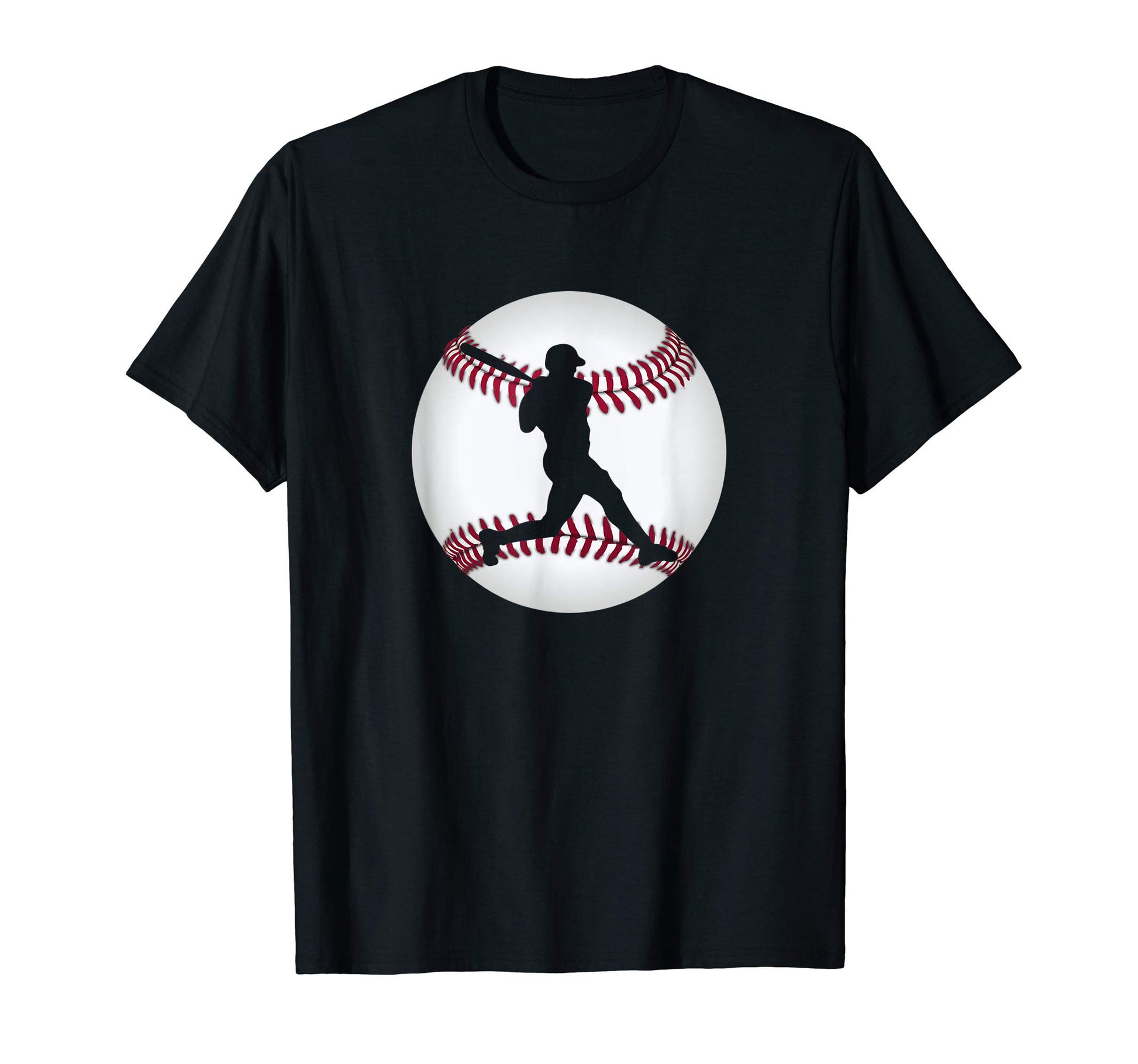 Homerun Swing Baseball Player Hit T-Shirt - Fun Novelty Design for Adults - T-Shirt, Sweatshirt, Hoodie