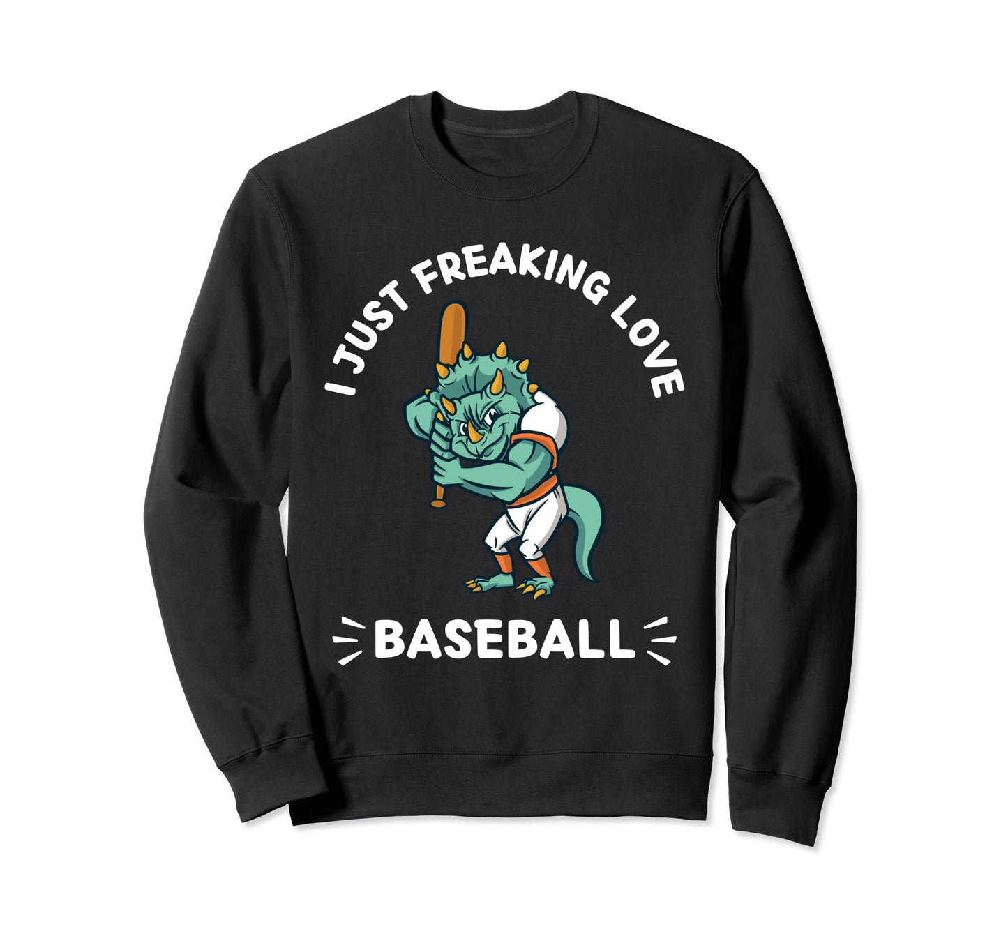 Kawaii Dinosaur I Just Freaking Sweatshirt - Custom Art Print for Adults - T-Shirt, Sweatshirt, Hoodie