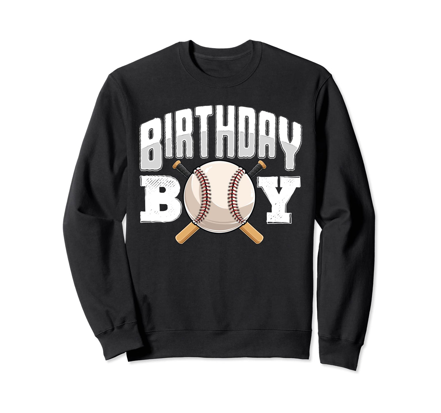 Baseball Birthday Baseball Sweatshirt - Casual Everyday Wear for Adults - T-Shirt, Sweatshirt, Hoodie