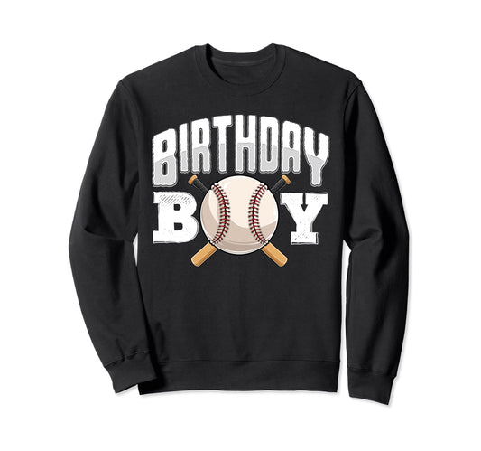 Baseball Birthday Baseball Sweatshirt - Casual Everyday Wear for Adults - T-Shirt, Sweatshirt, Hoodie