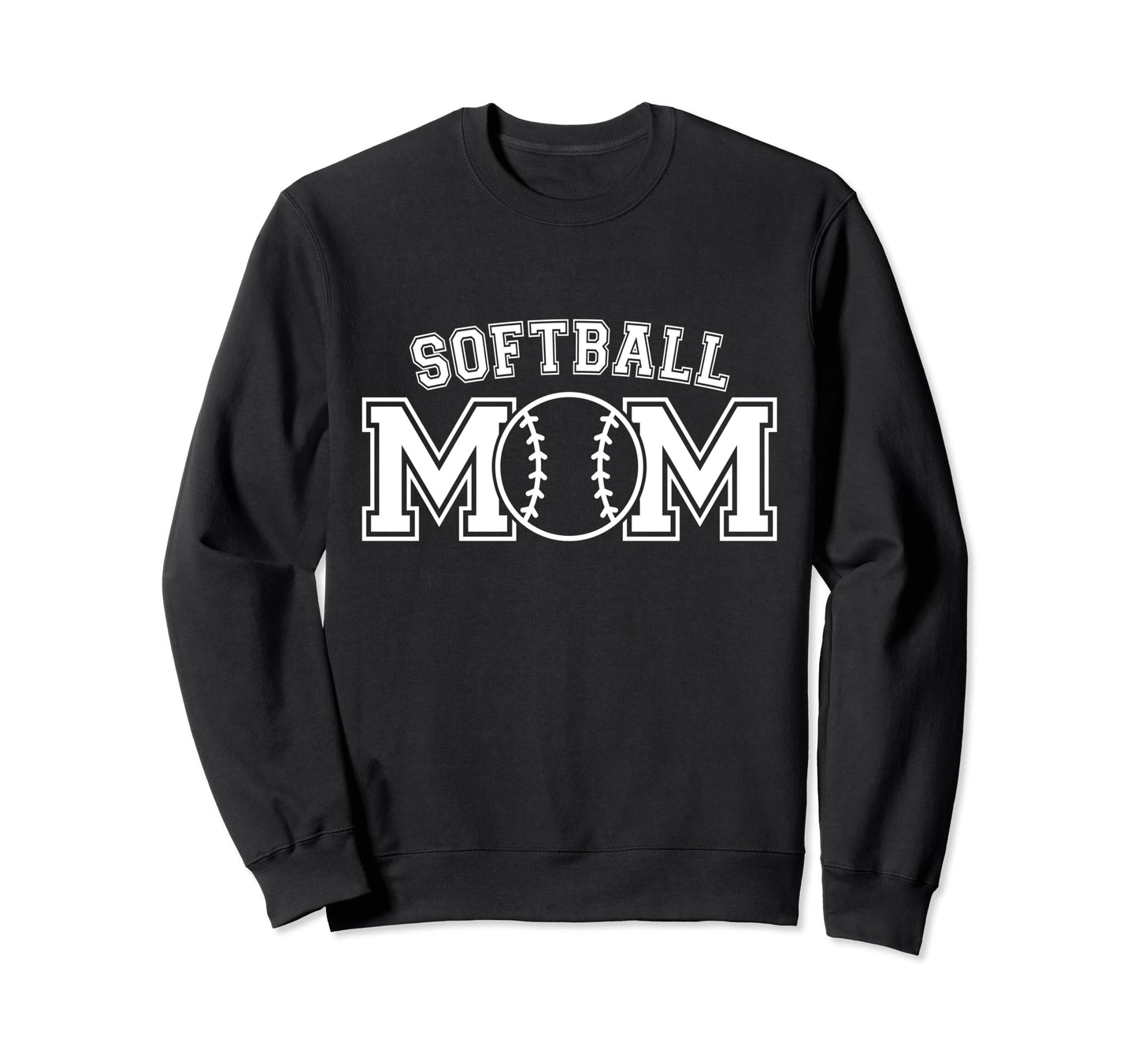 Softball Mom Baseball Love Softball Sweatshirt - Trendy Graphic Men Women - T-Shirt, Sweatshirt, Hoodie