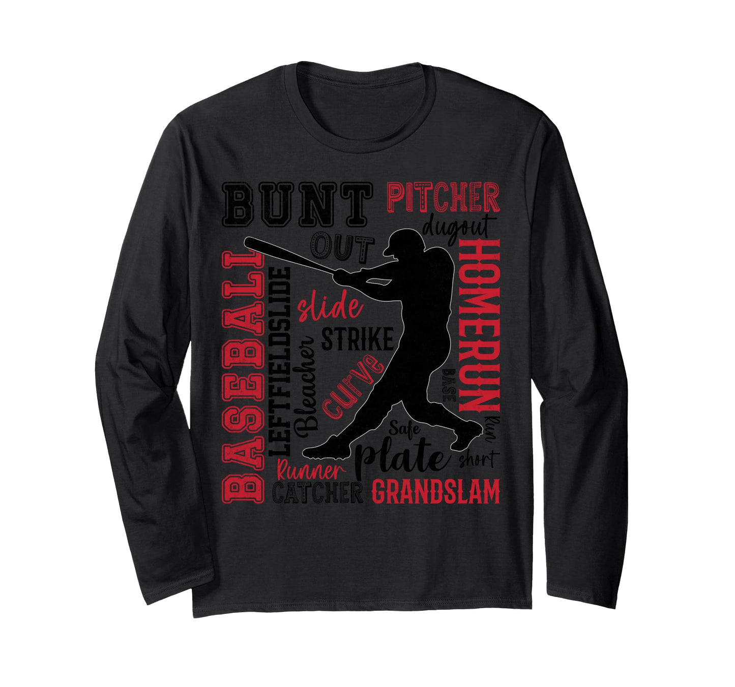 Baseball Pitcher Homerun Striek Slide T-Shirt - Trendy Graphic for Adults - T-Shirt, Sweatshirt, Hoodie